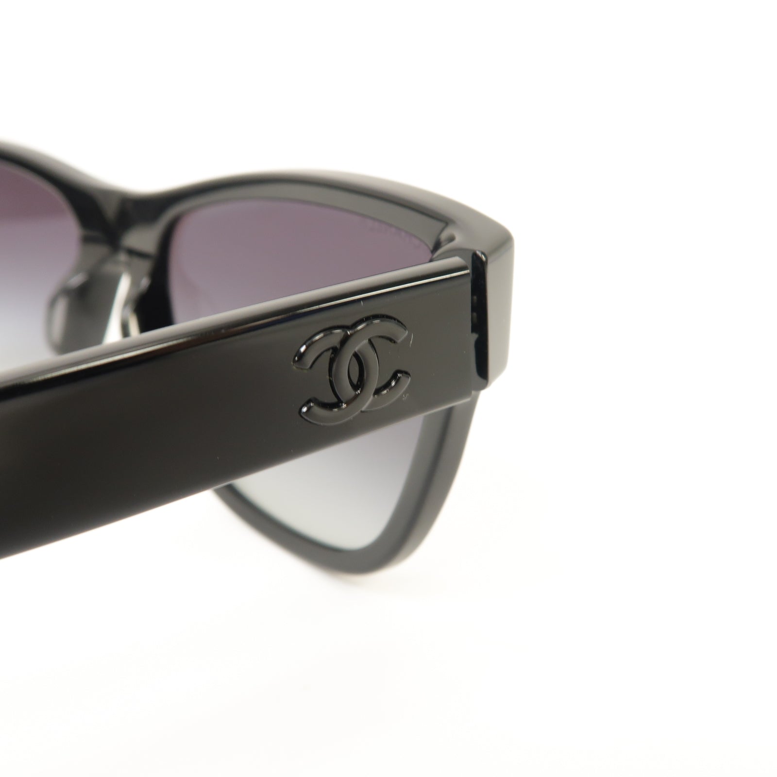 CHANEL 【激減優惠】PVC Sunglasses太陽眼鏡黒色