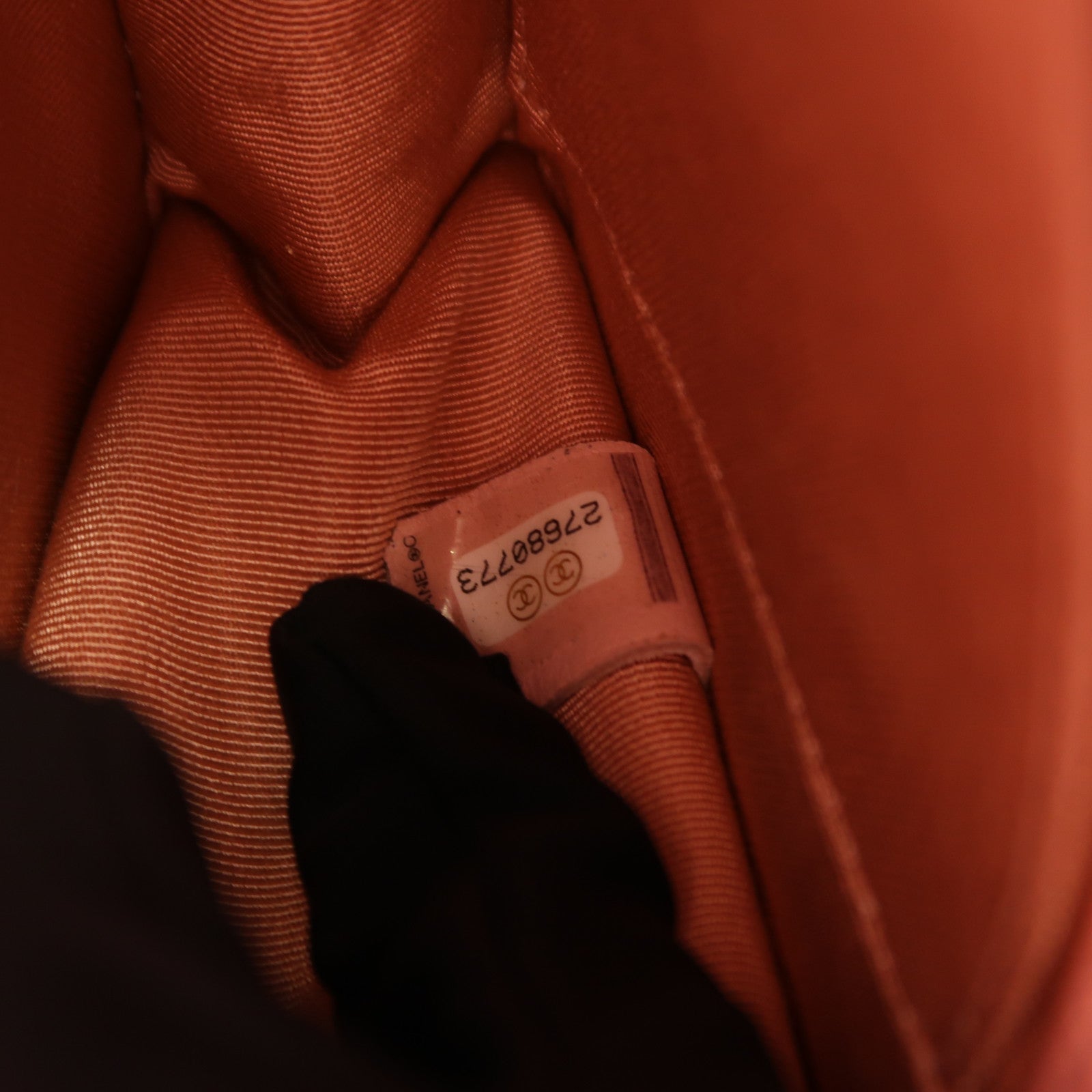 CHANEL 牛皮皮革Shoulder Bag金扣鏈帶肩背袋