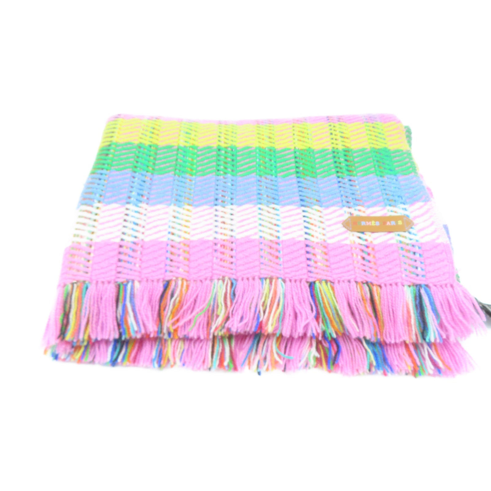HERMES 【激減優惠】羊絨Scarf圍巾彩色
