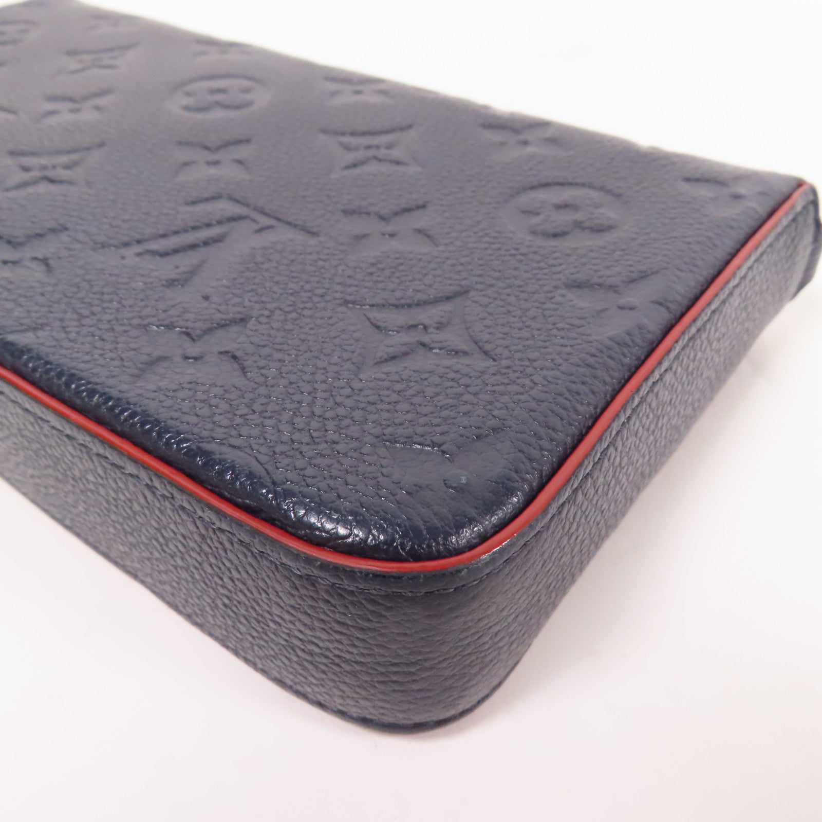 LOUIS VUITTON Monogram Empreinte Pochette Felicie金扣肩背袋