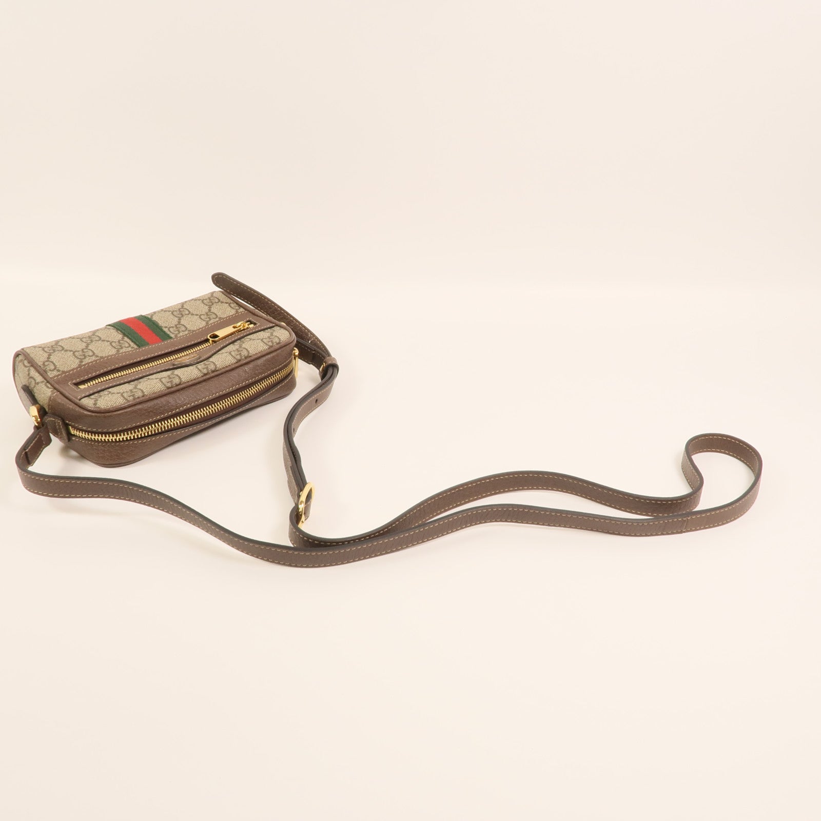 GUCCI 塗層帆布Ophidia Mini肩背袋