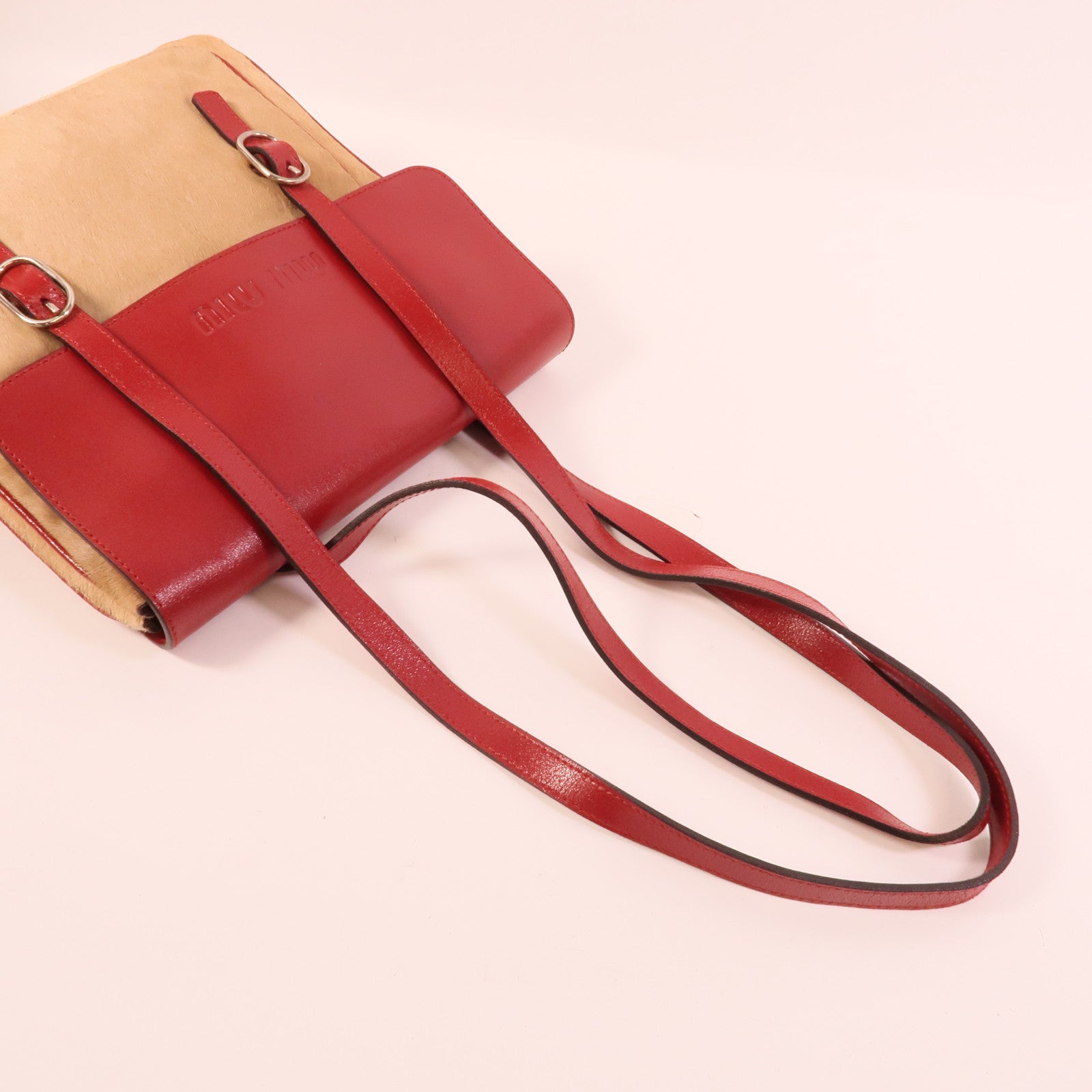 Miu Miu 馬毛/皮革Shoulder Bag肩背袋