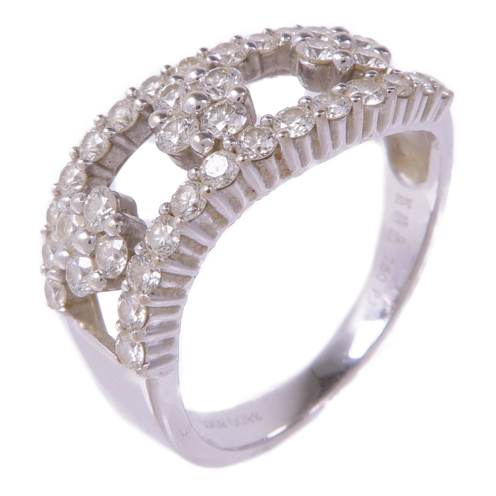 JEWELRY 18K白金Diamond Ring鑽石戒指US#6.25