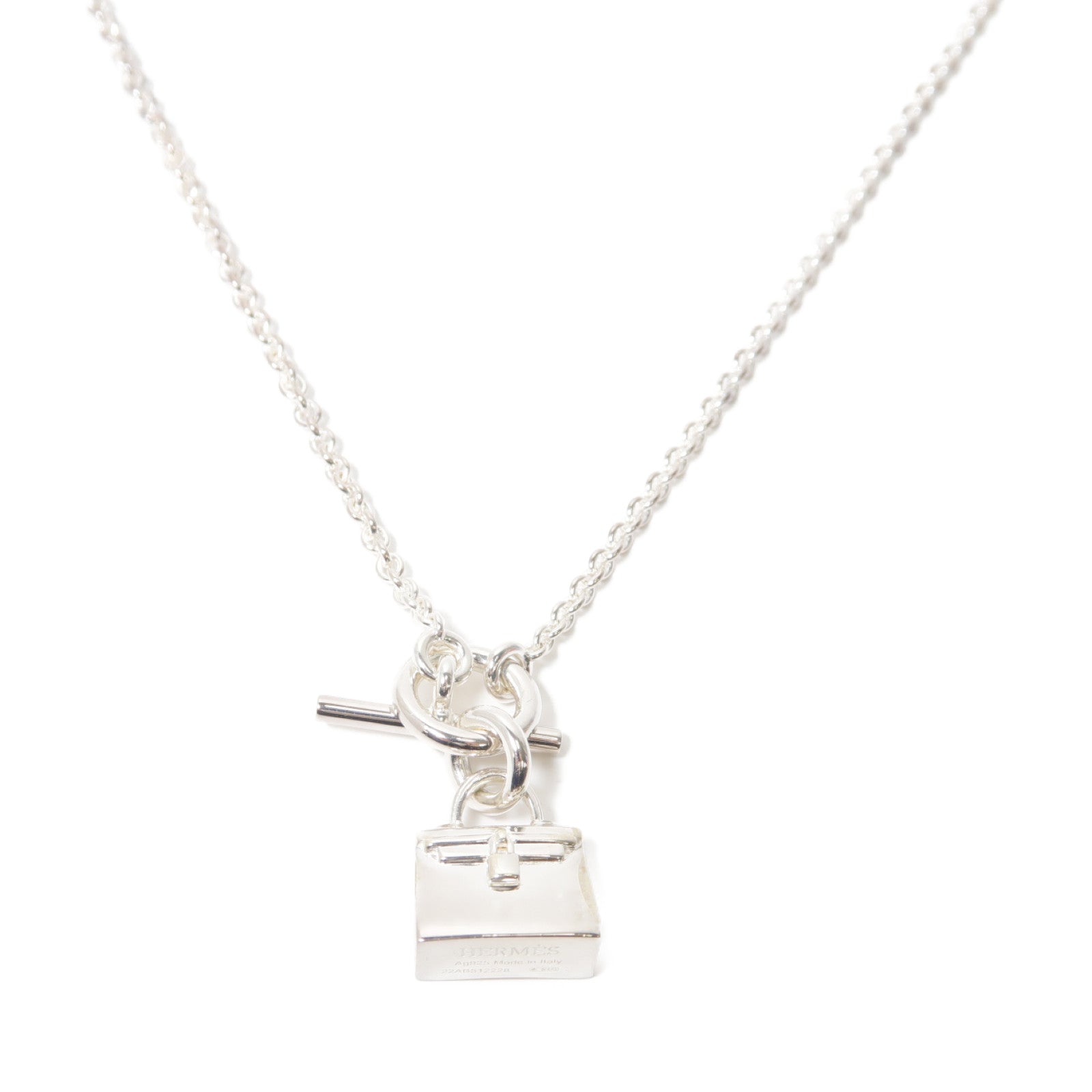 HERMES 925純銀Amulettes Birkin Pendant項鍊