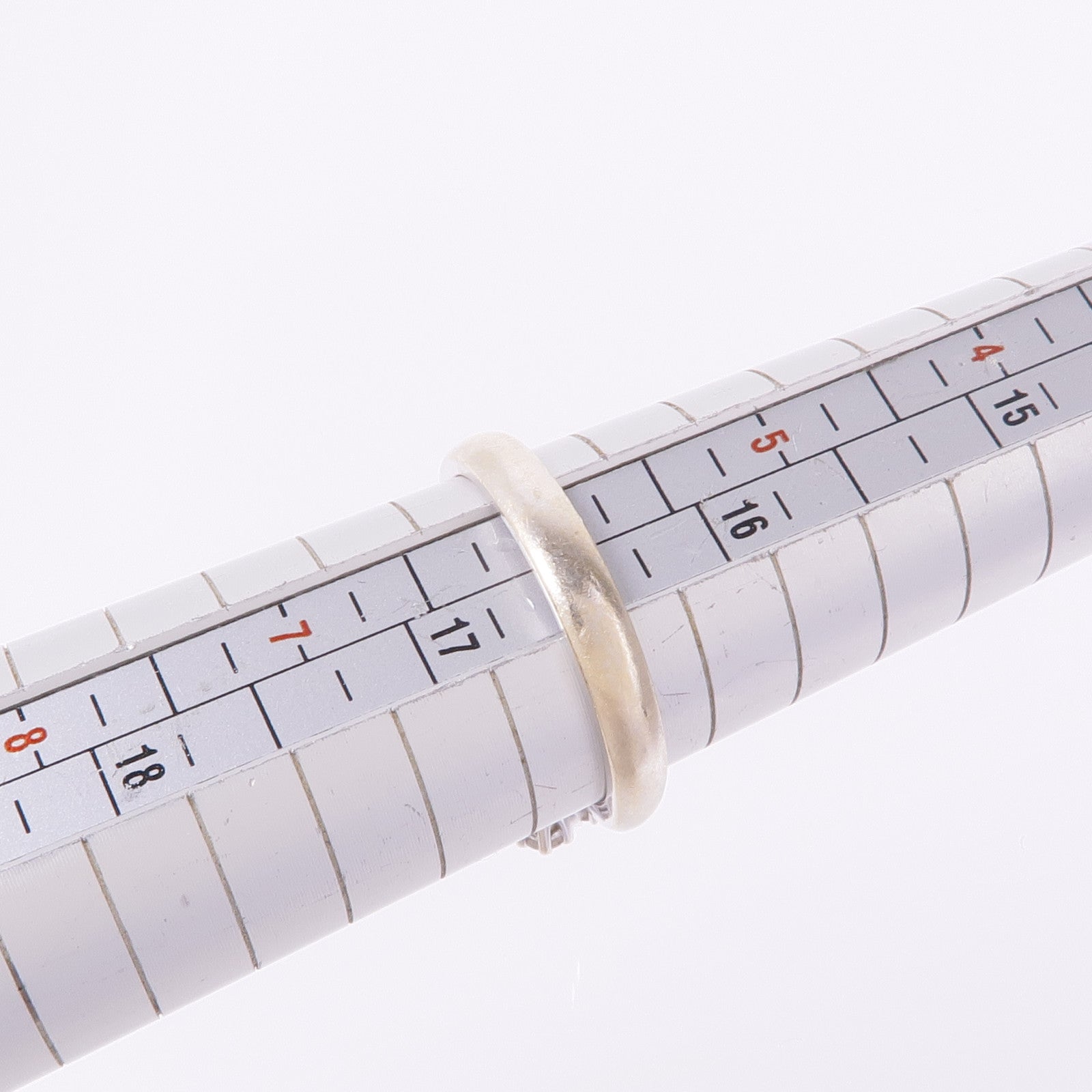 JEWELRY 18K白金Ruby Diamond Ring鑽石/紅寶石戒指US#6