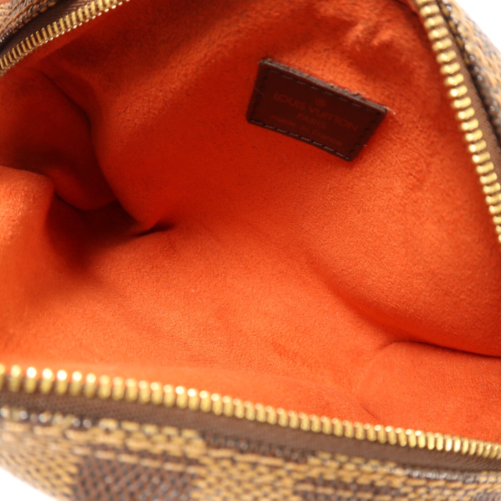 LOUIS VUITTON Damier Pochette Ipanema金扣肩背袋