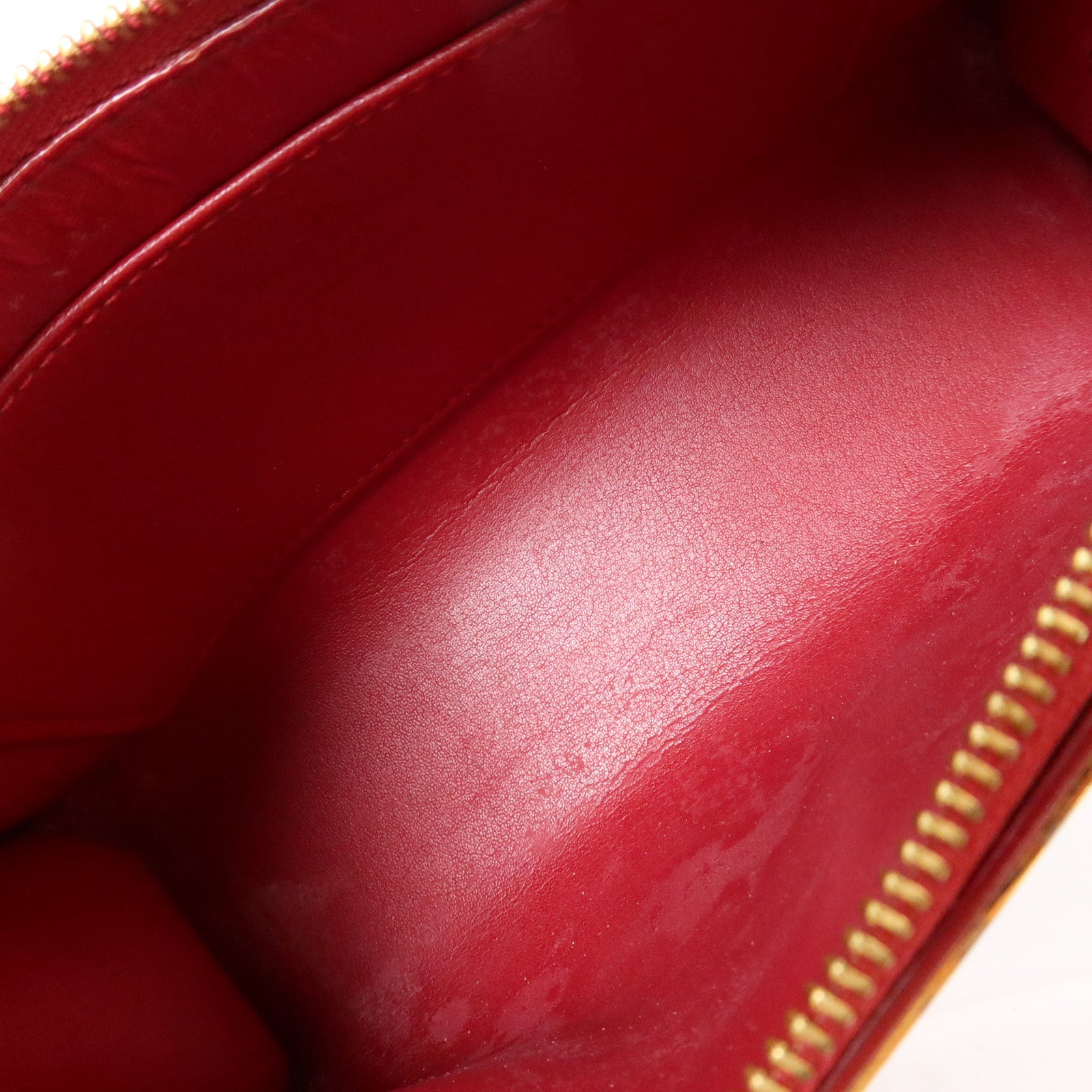 LOUIS VUITTON Monogram Vernis Trousse Cosmetic Pouch金扣小袋