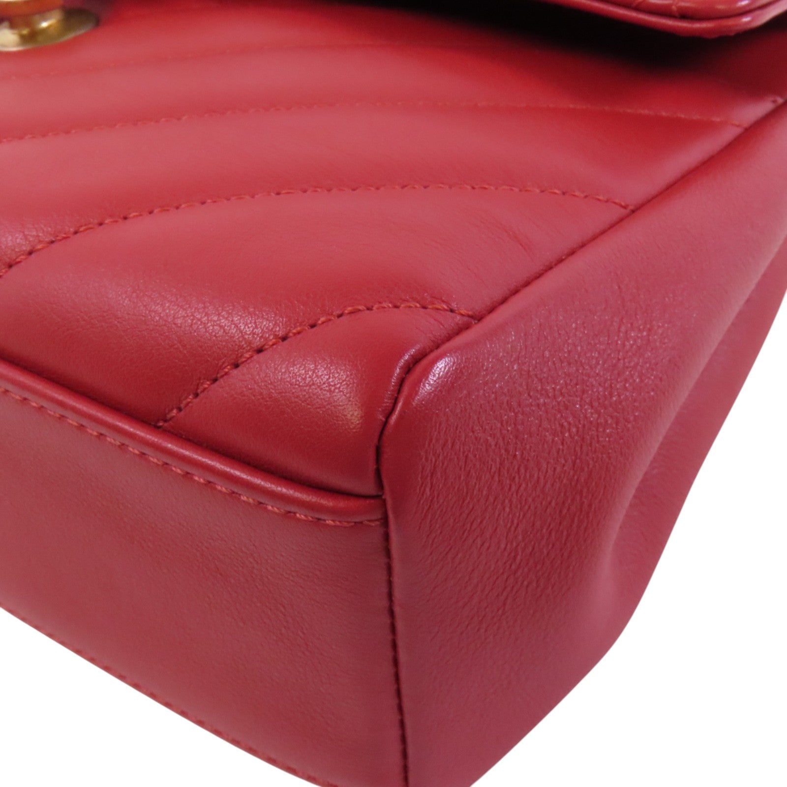 CHANEL 羊皮皮革2Way Shoulder Bag金扣鏈帶手挽肩背兩用袋