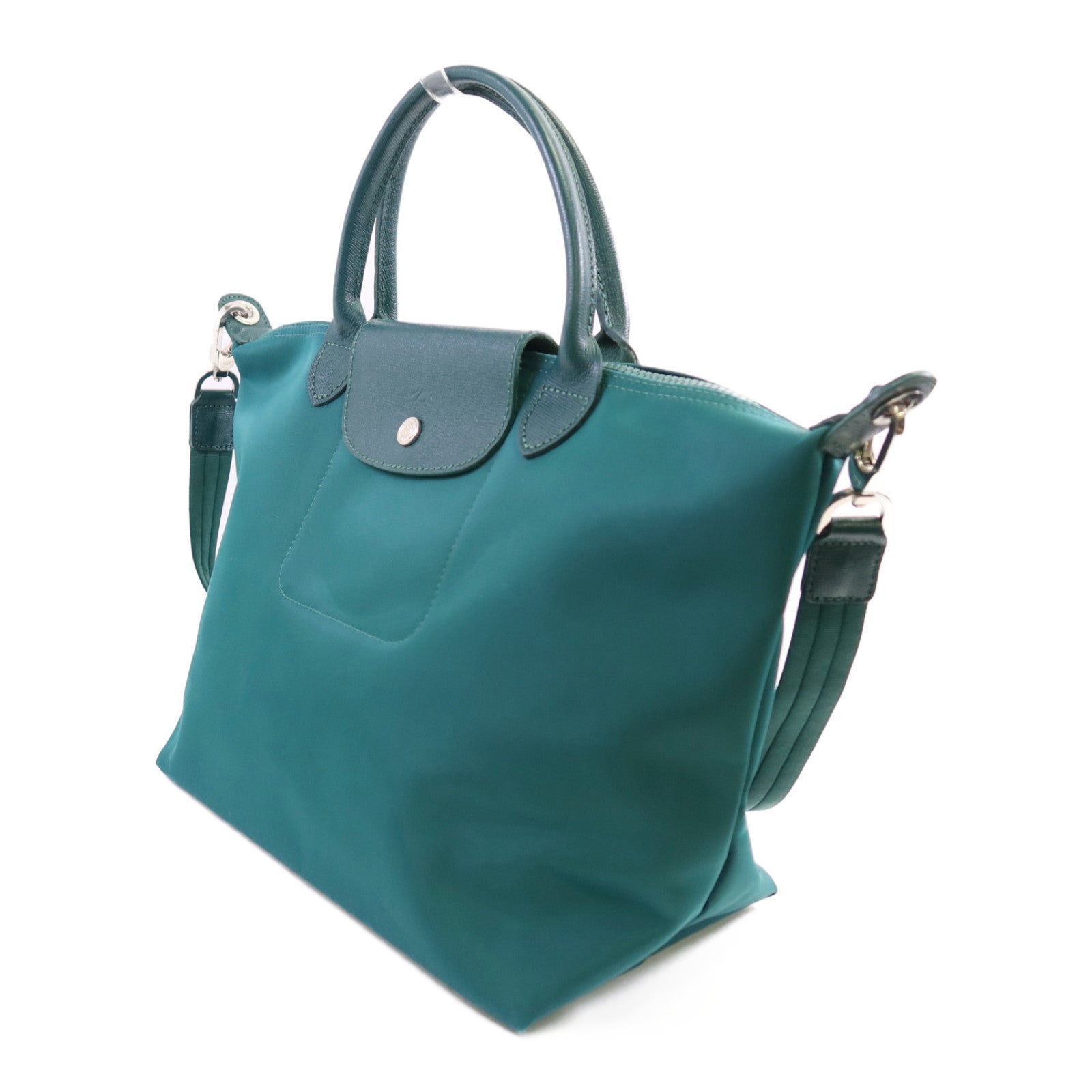 Longchamp 尼龍2Wya Shoulder Bag銀扣手挽肩背兩用袋