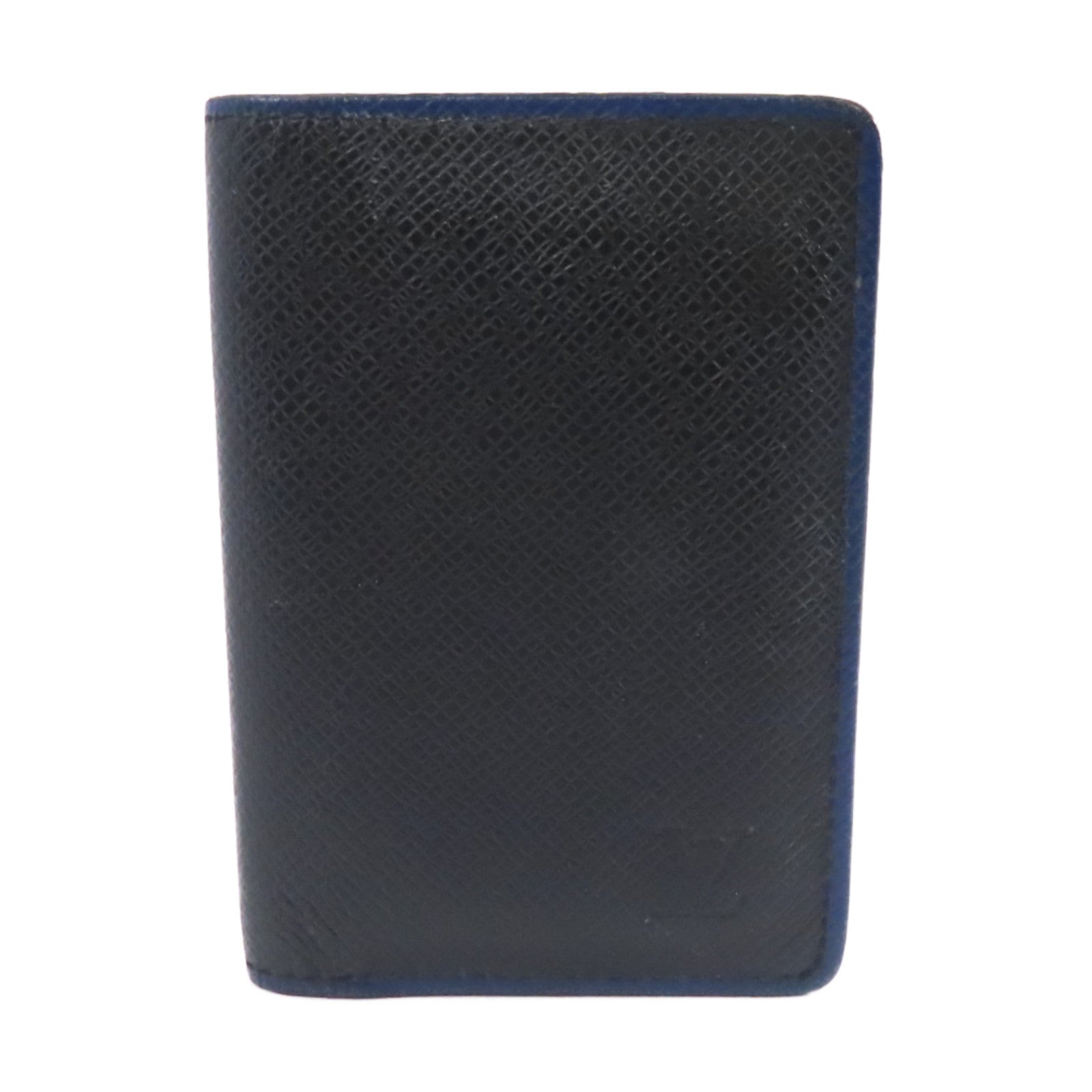 LOUIS VUITTON Taiga Card Case卡片套黑色/藍色