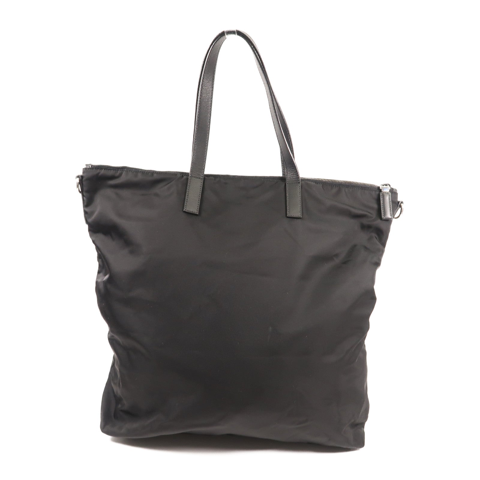 PRADA 尼龍2 Way Shoulder銀扣手挽肩背兩用袋