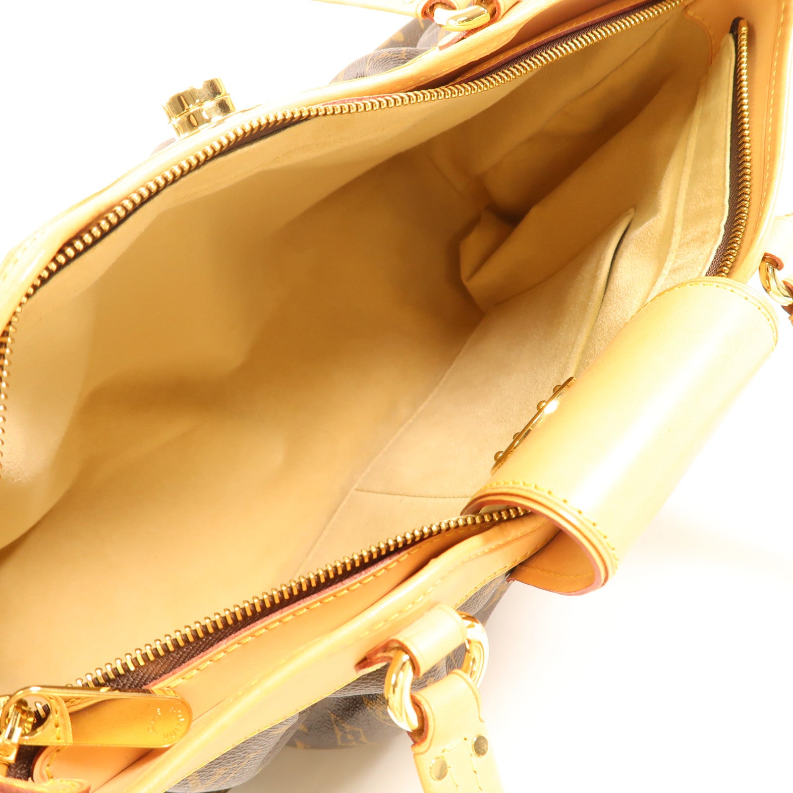 LOUIS VUITTON Monogram Boetie PM Hand Bag金扣手挽袋