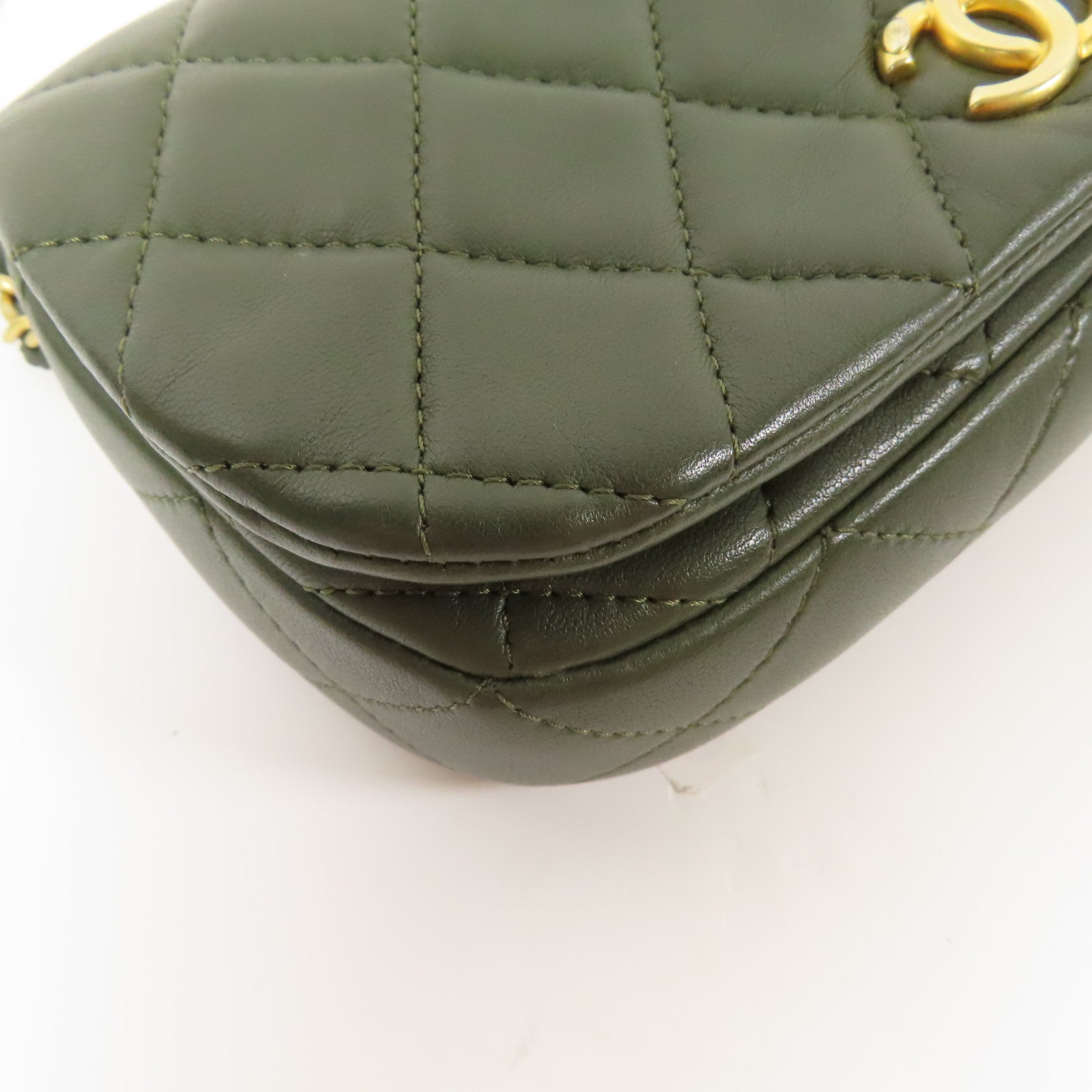 CHANEL 羊皮皮革Mini Chain Flap金扣肩背袋