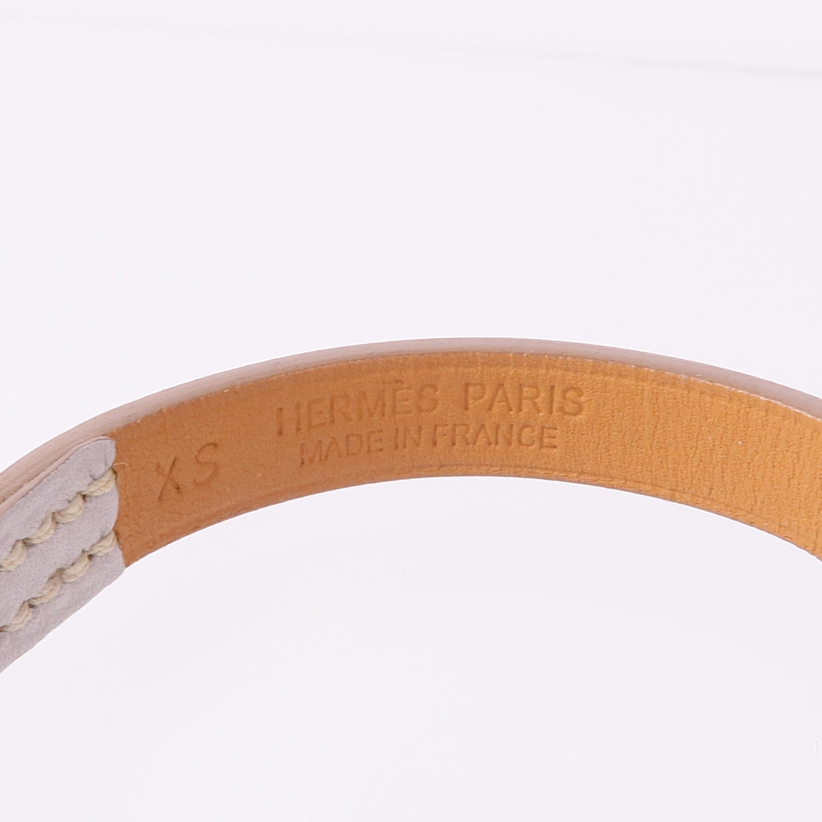 HERMES Swift皮革Micro Kelly Bracelet銀扣手帶