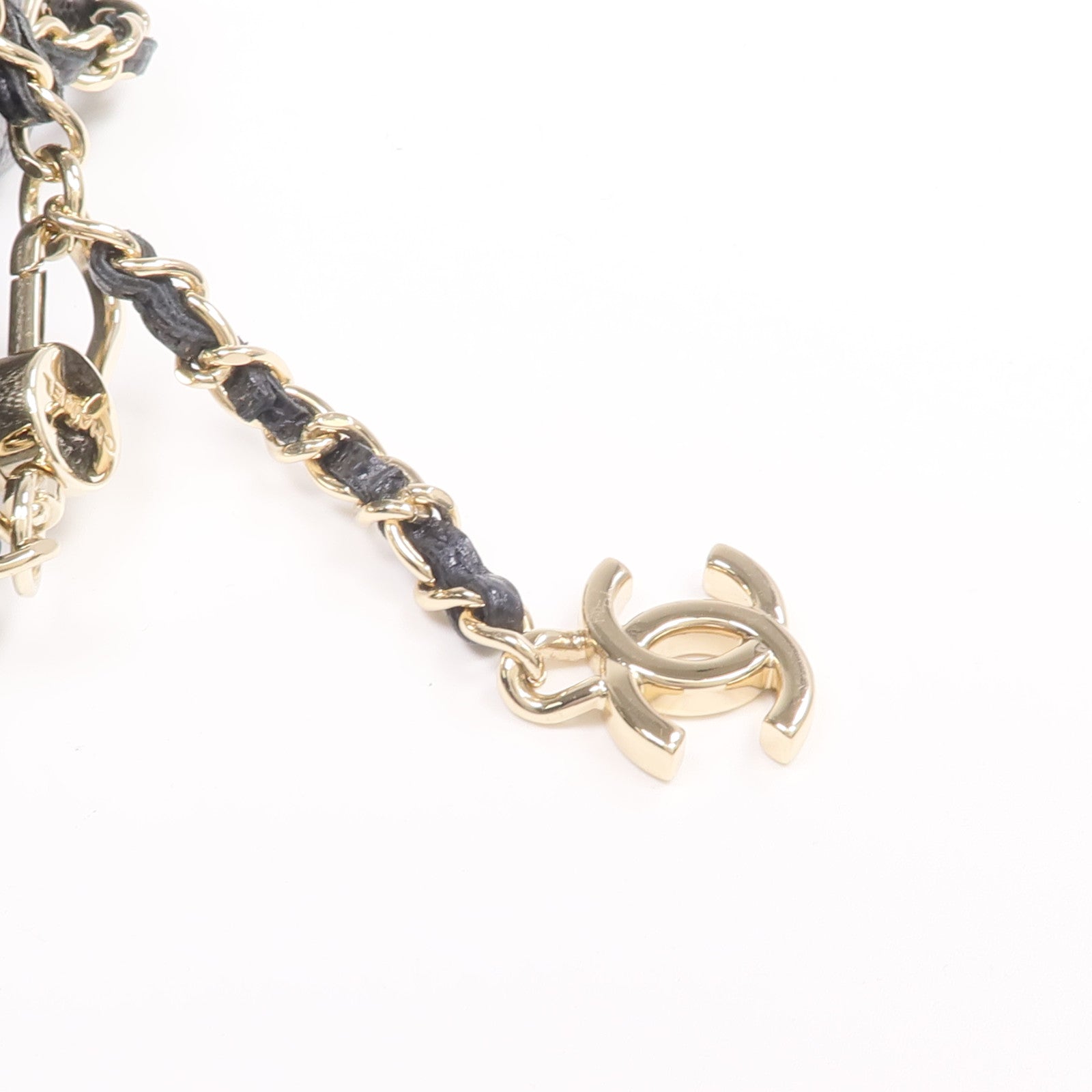 CHANEL 牛皮皮革Belt Bag金扣腰包