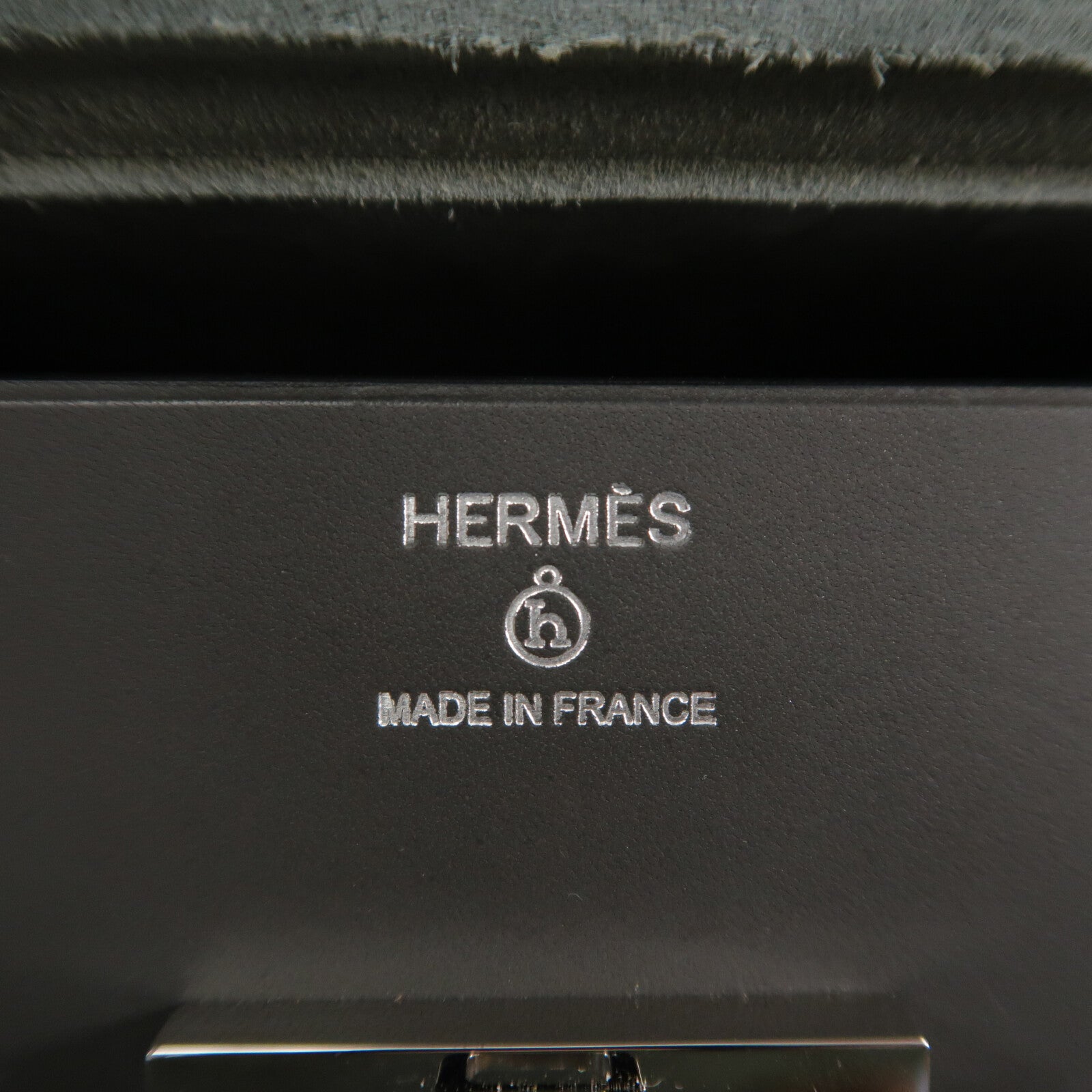 HERMES 鱷魚皮革/Vache Hunter皮革Petite H Box Bag手挽袋