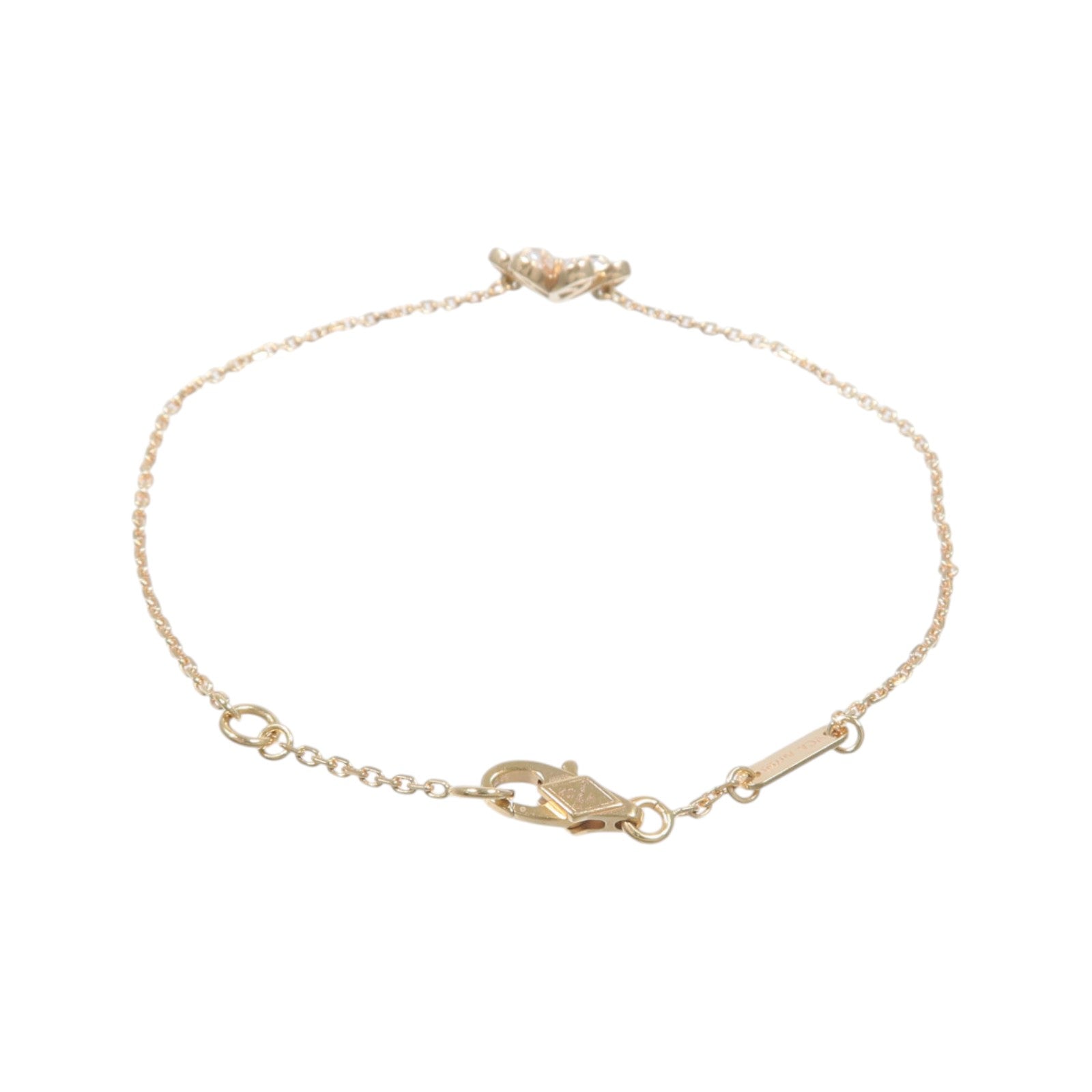 Van Cleef & Arpels 18K玫瑰金Frivole Diamond鑽石手鏈