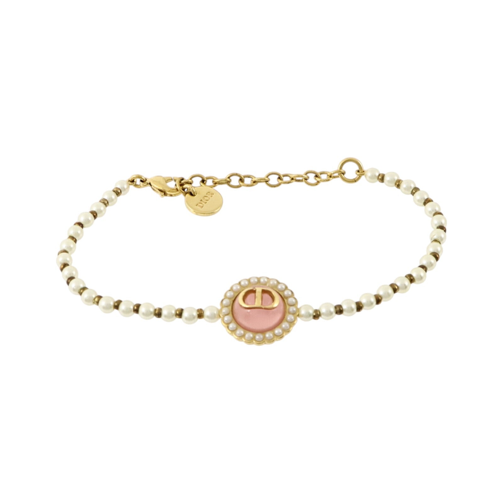 Dior PVC/金屬Petit CD Baroque Bracelet手鏈