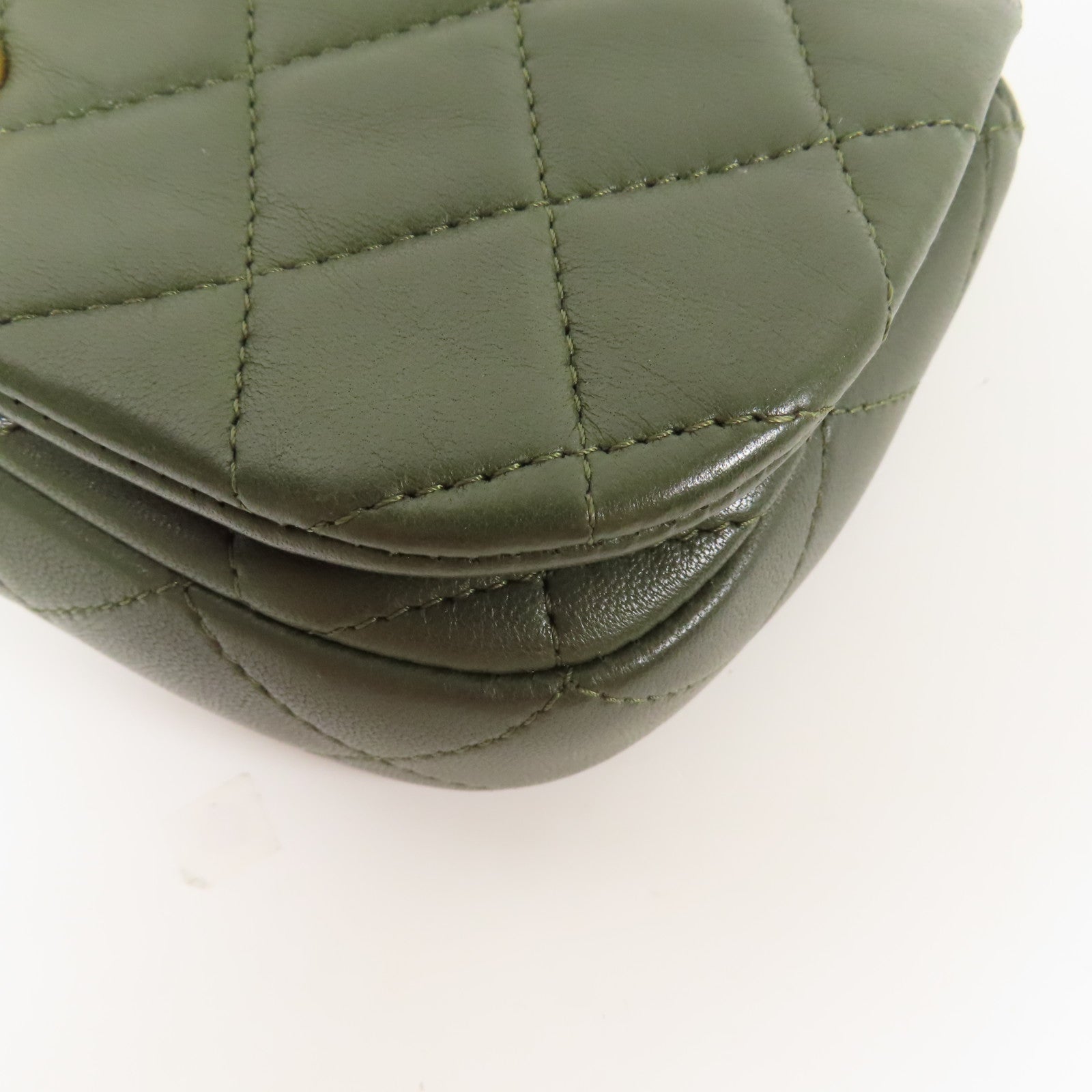 CHANEL 羊皮皮革Mini Chain Flap金扣肩背袋