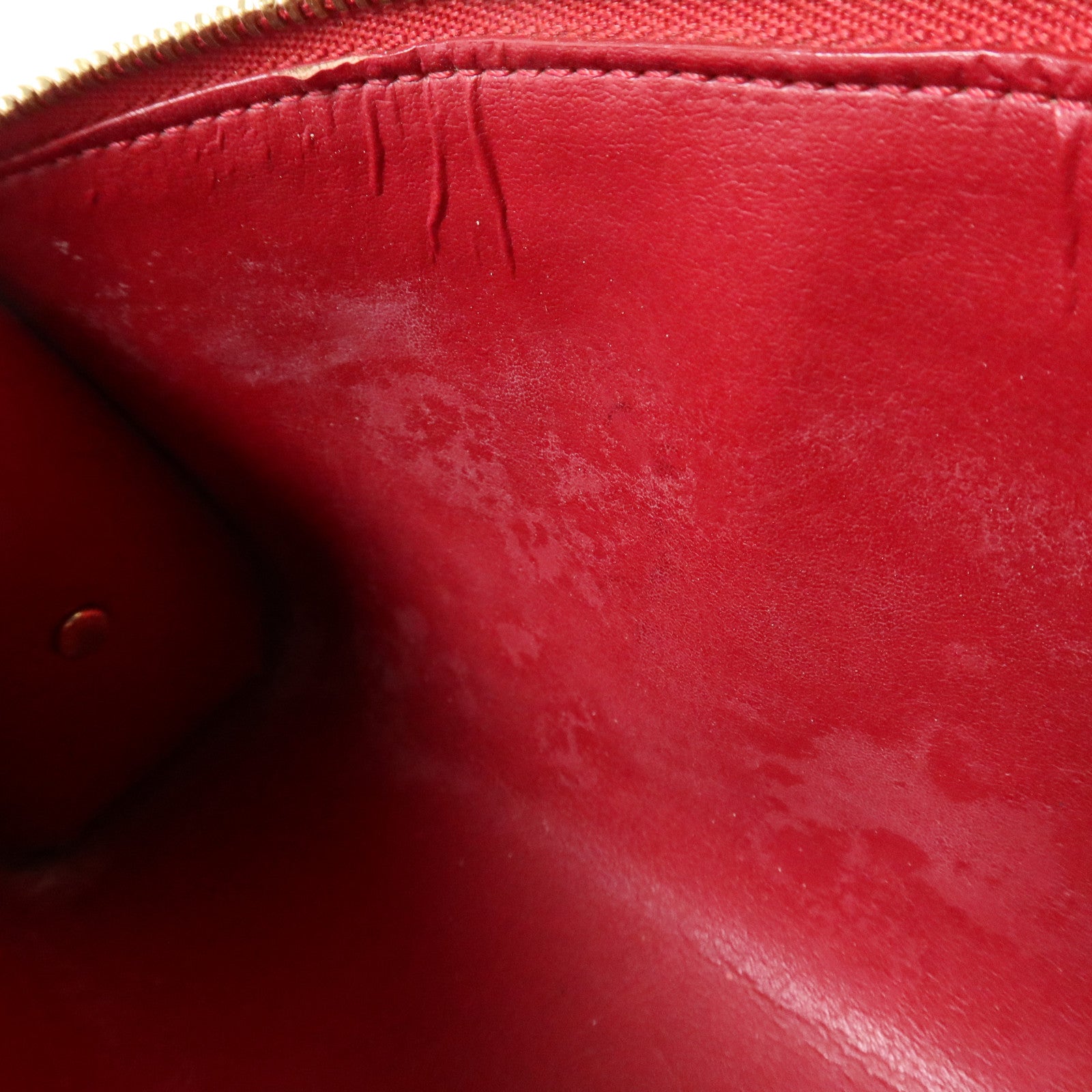 LOUIS VUITTON Monogram Vernis Trousse Cosmetic Pouch金扣小袋
