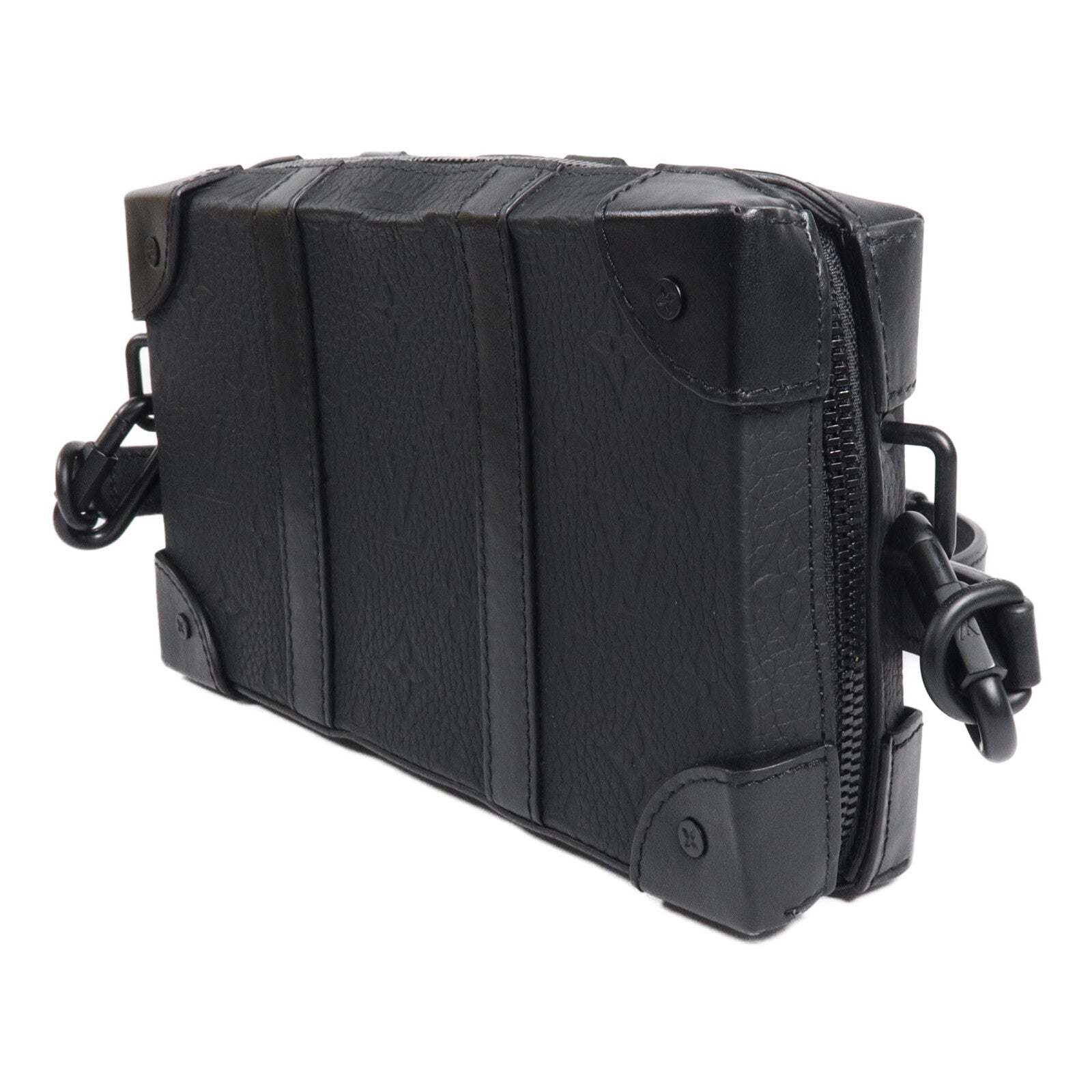 LOUIS VUITTON Monogram Taurillon Soft Trunk肩背袋