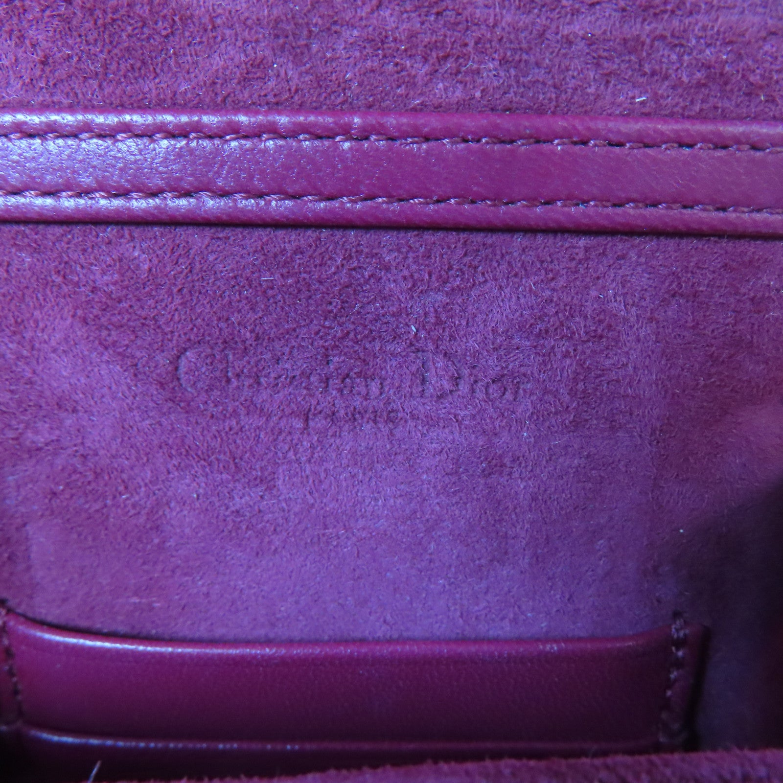 Dior 羊皮皮革Ama Chain Shoulder Bag金扣鏈帶肩背袋紅色