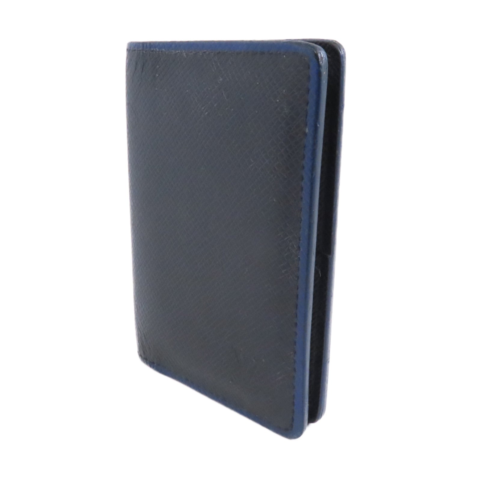 LOUIS VUITTON Taiga Card Case卡片套黑色/藍色