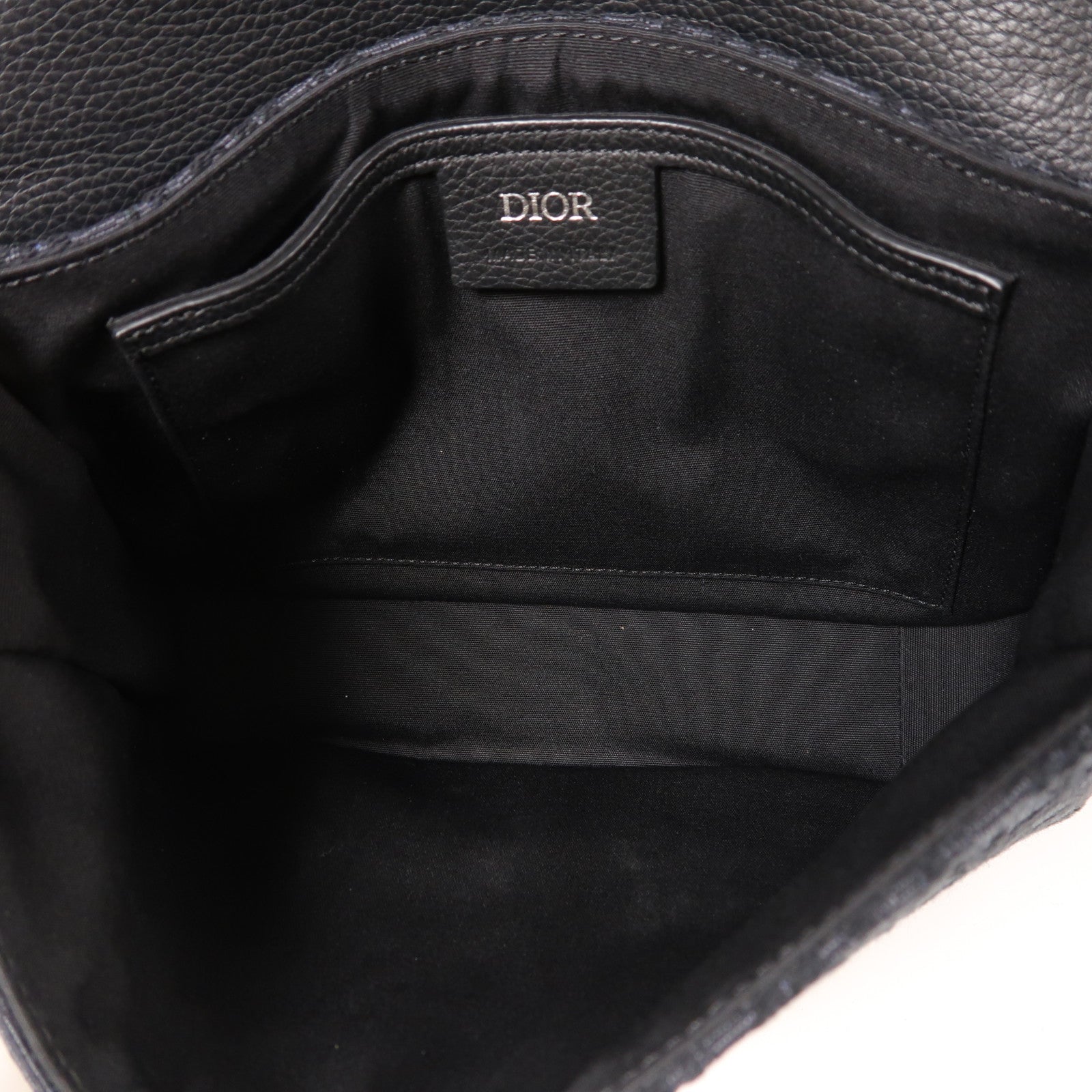 Dior 帆布/皮革Saddle肩背袋