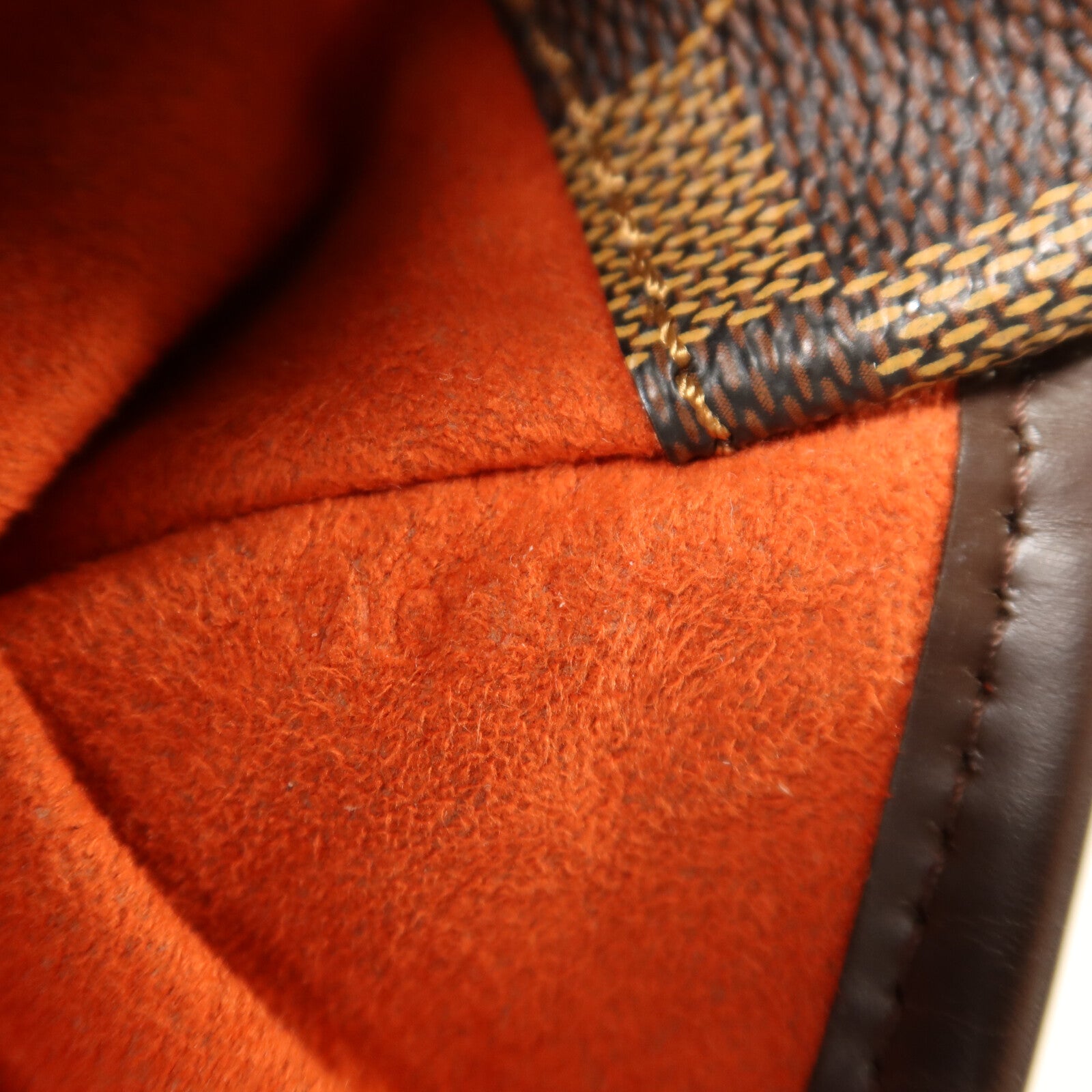 LOUIS VUITTON Damier Pochette Ipanema金扣肩背袋