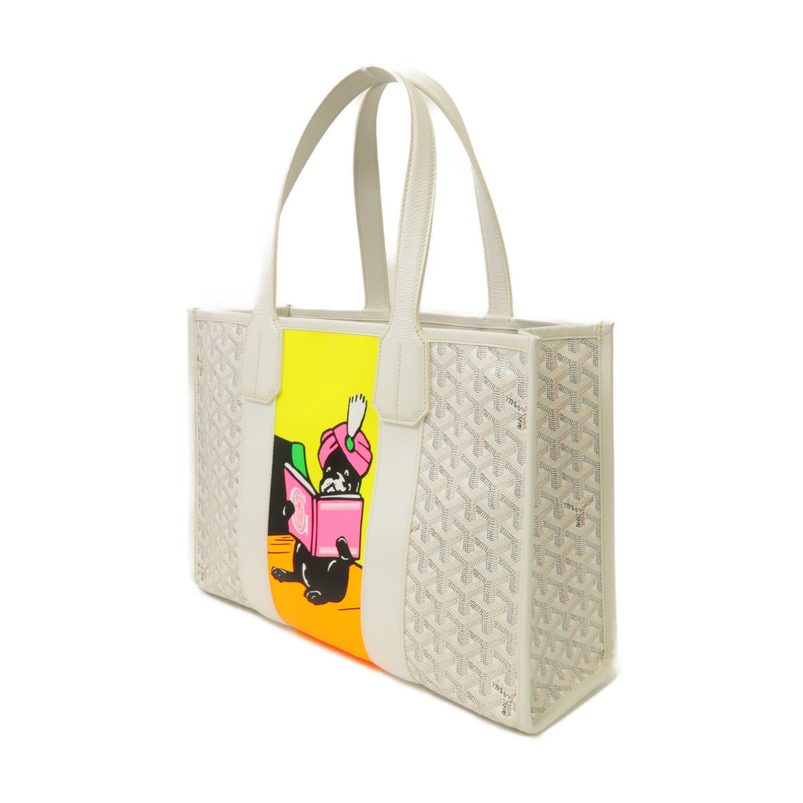 GOYARD 塗層帆布Sac Villette手挽袋白色
