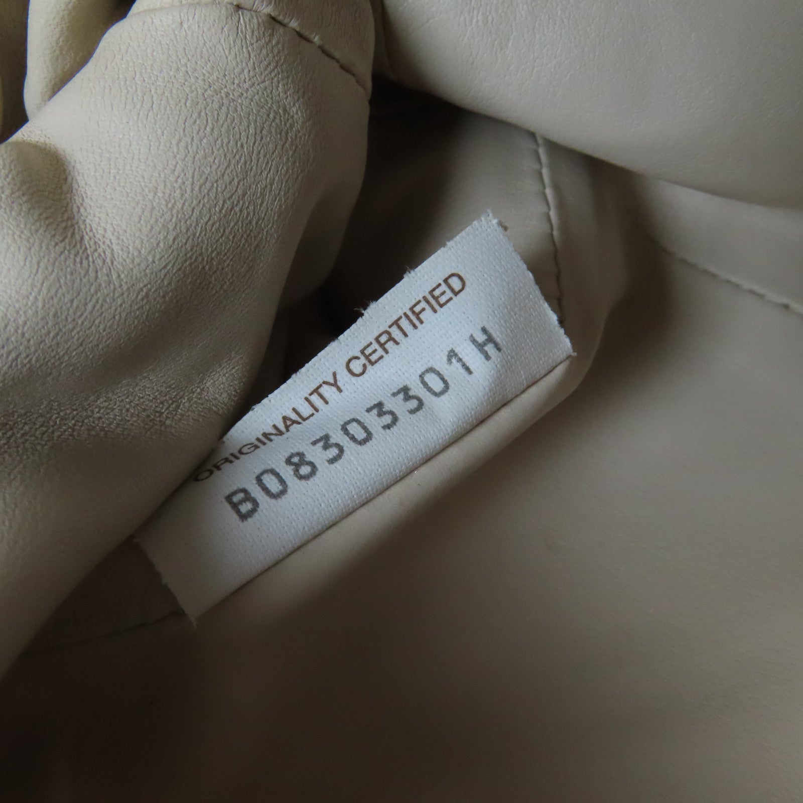 BOTTEGA VENETA **【激減優惠】牛皮皮革Shoulder Bag金扣肩背袋白色