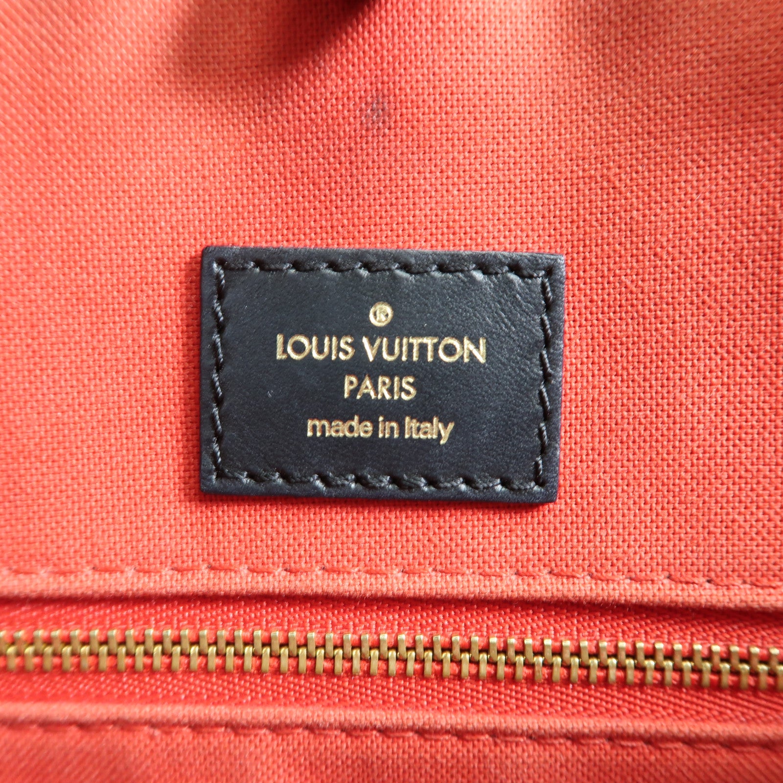 LOUIS VUITTON Monogram Giant On The Go MM金扣手挽肩背兩用袋