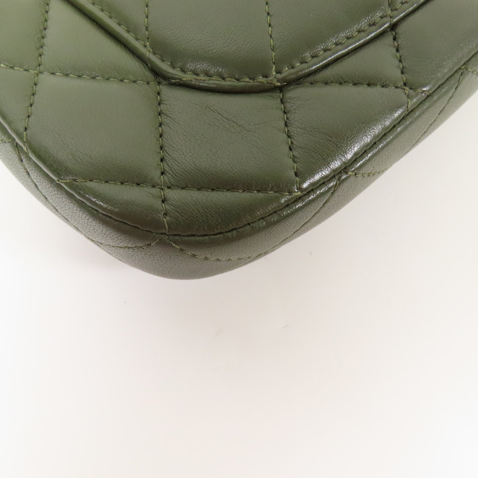CHANEL 羊皮皮革Mini Chain Flap金扣肩背袋