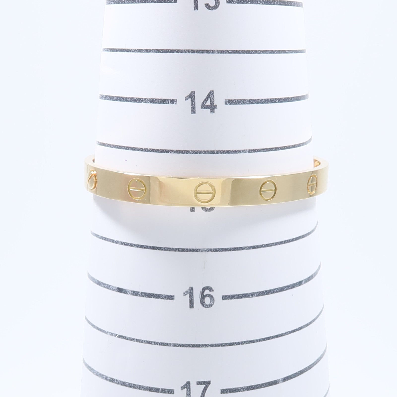 CARTIER 18K黃金Love Bracelet手鐲