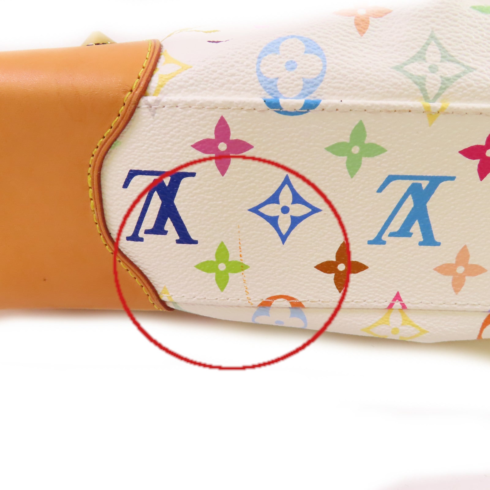 LOUIS VUITTON Monogram Multicolore Judy MM 2Way Shoulder Bag金扣手挽肩背兩用袋米白色/彩色/啡色