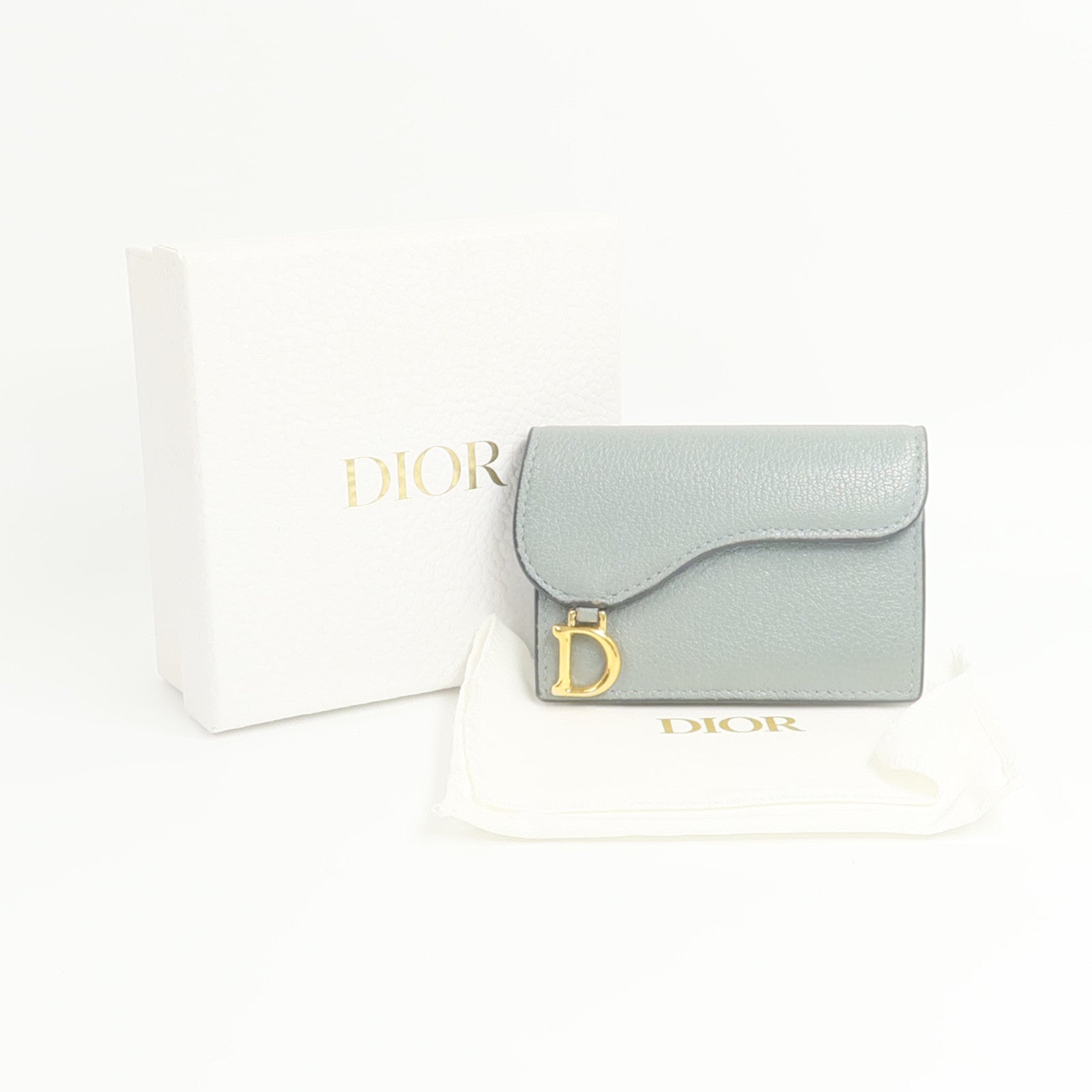 Dior 羊皮皮革Saddle Bloom Card Holder卡片套