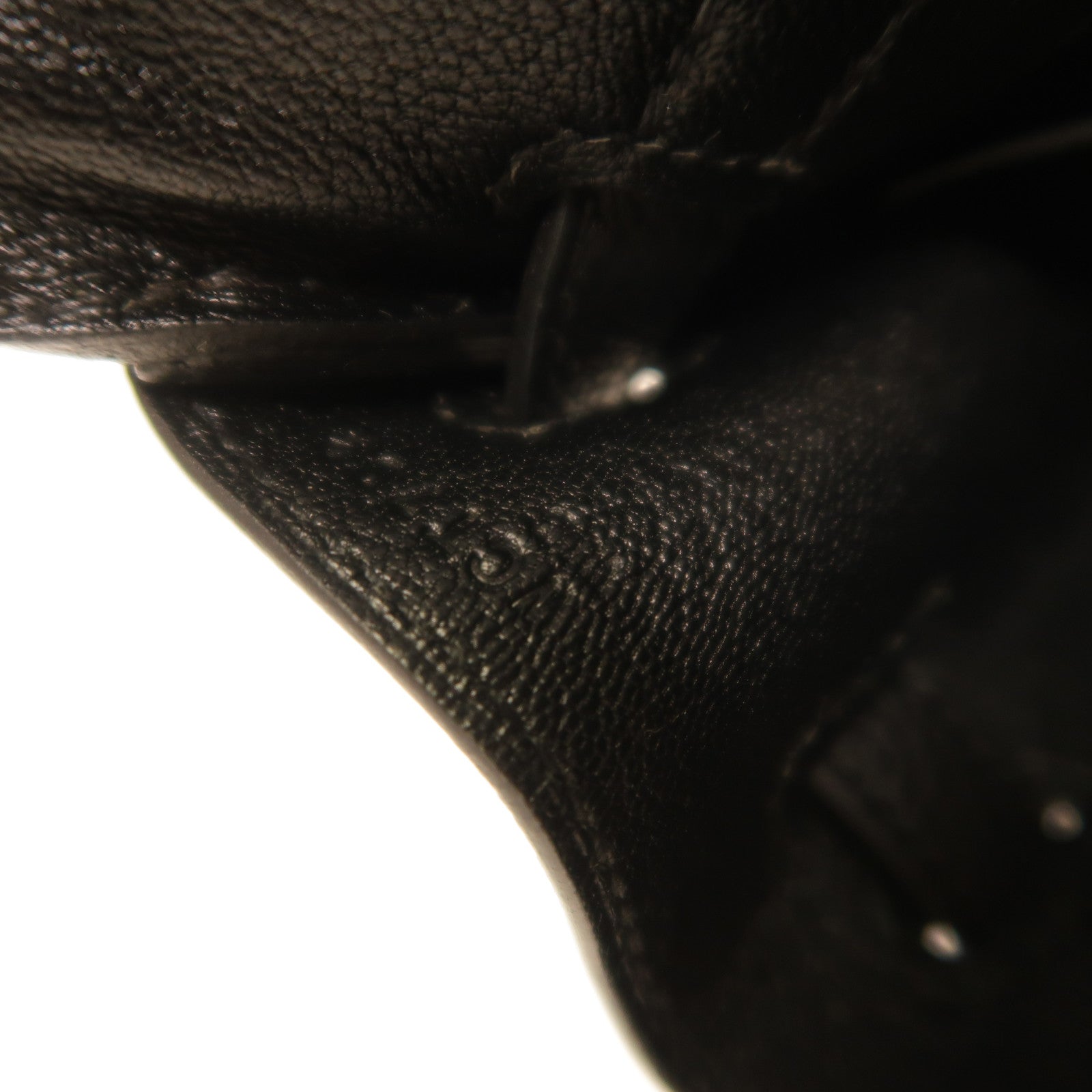 HERMES 【激減優惠】Clemence皮革Birkin 25金扣手挽袋Noir