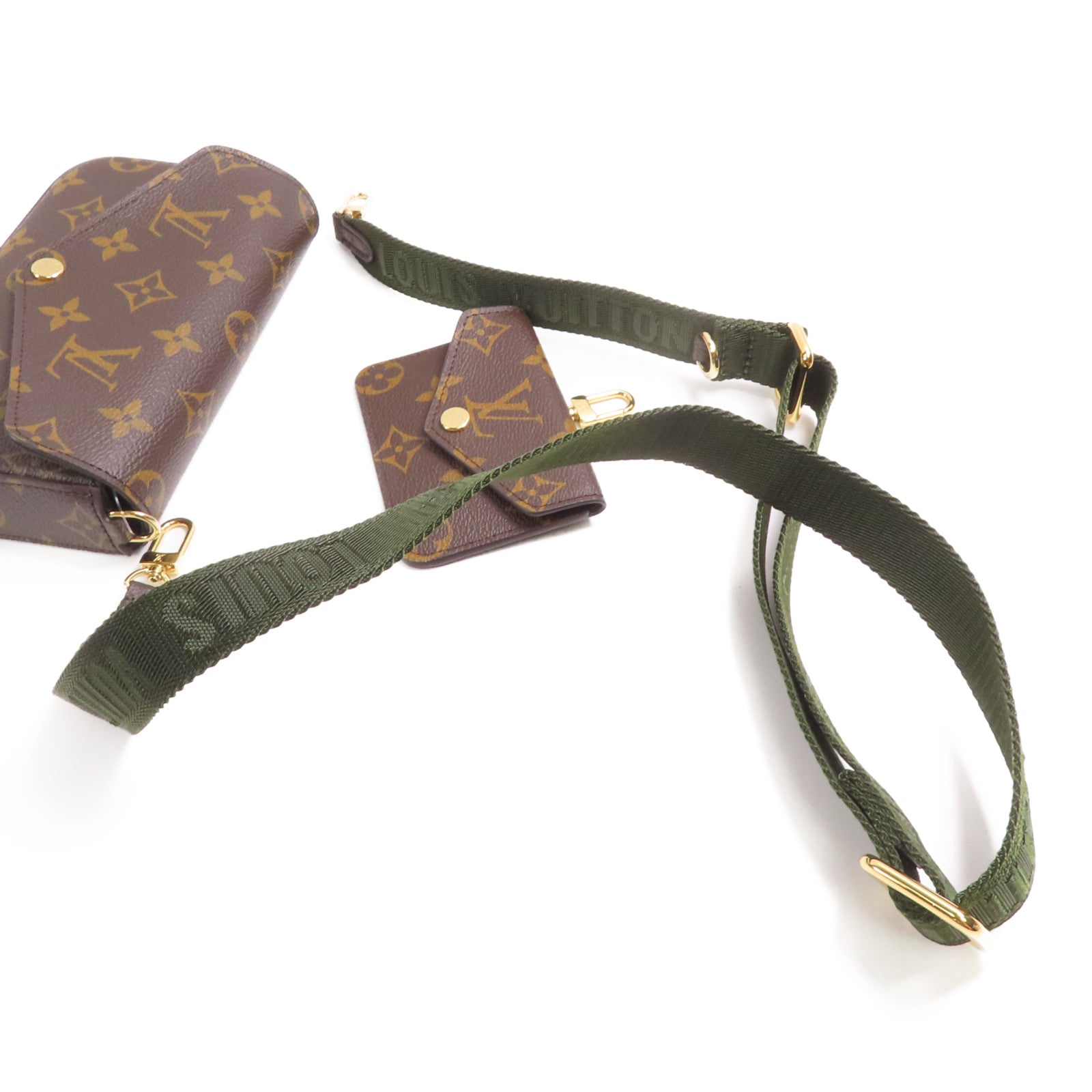 LOUIS VUITTON Monogram Felicie Strap & Go金扣肩背袋