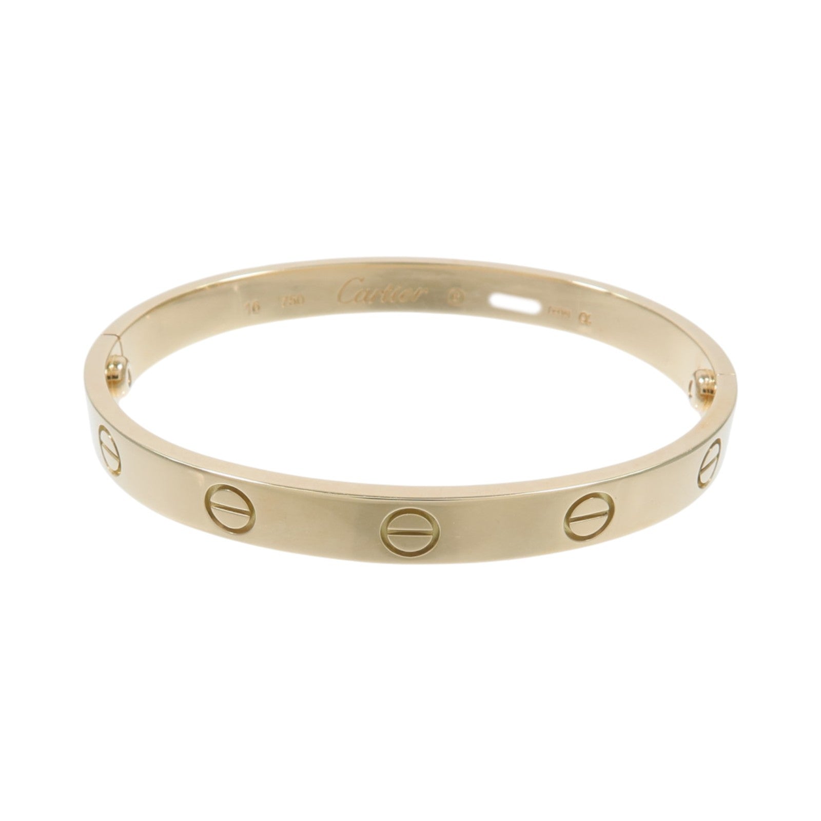CARTIER 18K黃金Love Bracelet手鐲