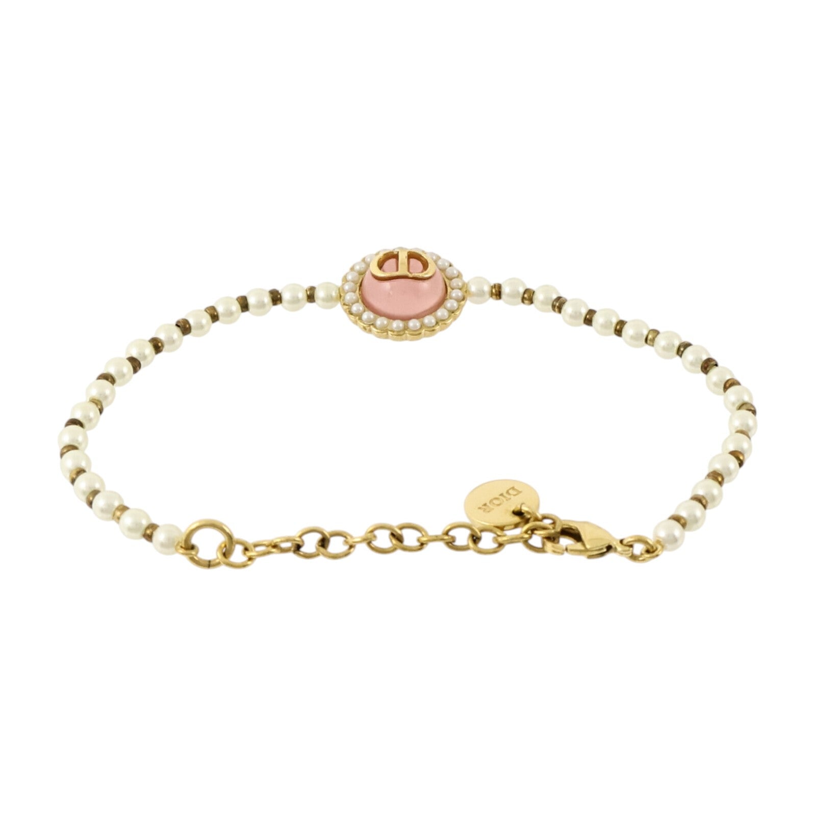 Dior PVC/金屬Petit CD Baroque Bracelet手鏈