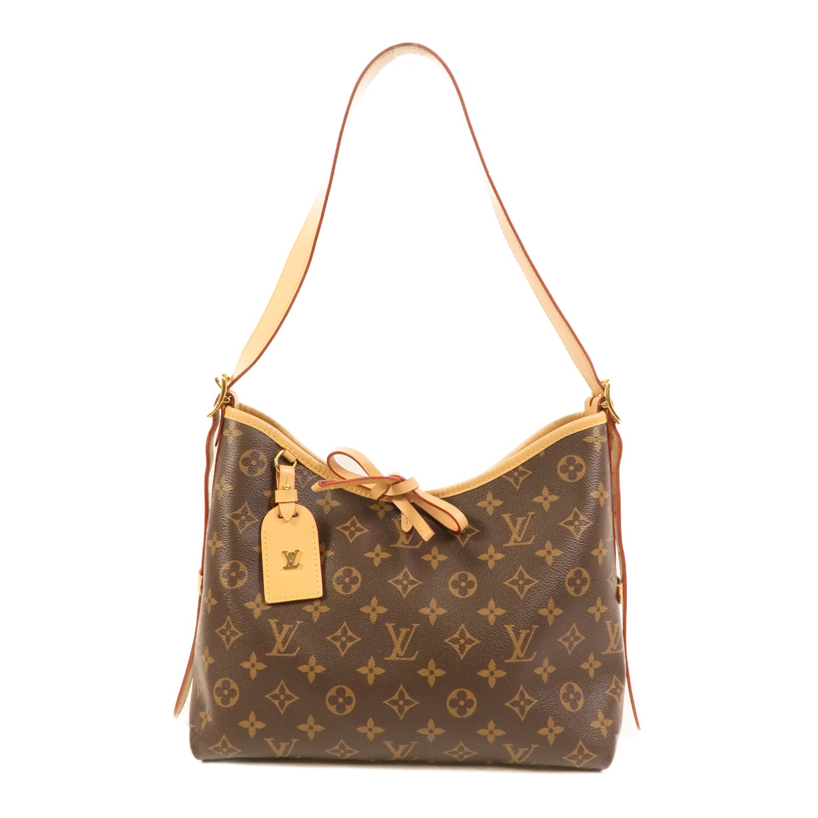 LOUIS VUITTON Monogram CarryAll PM金扣肩背袋