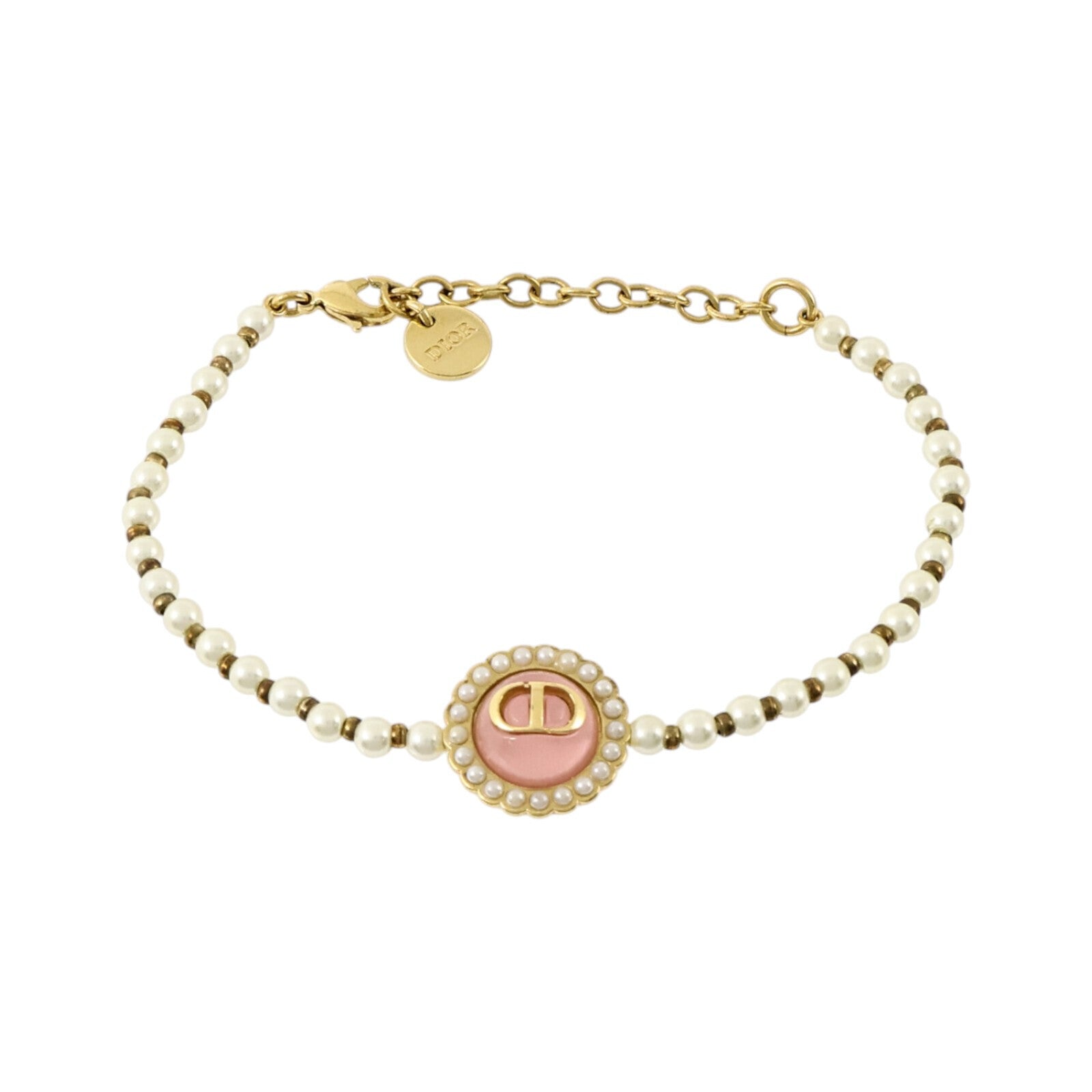 Dior PVC/金屬Petit CD Baroque Bracelet手鏈