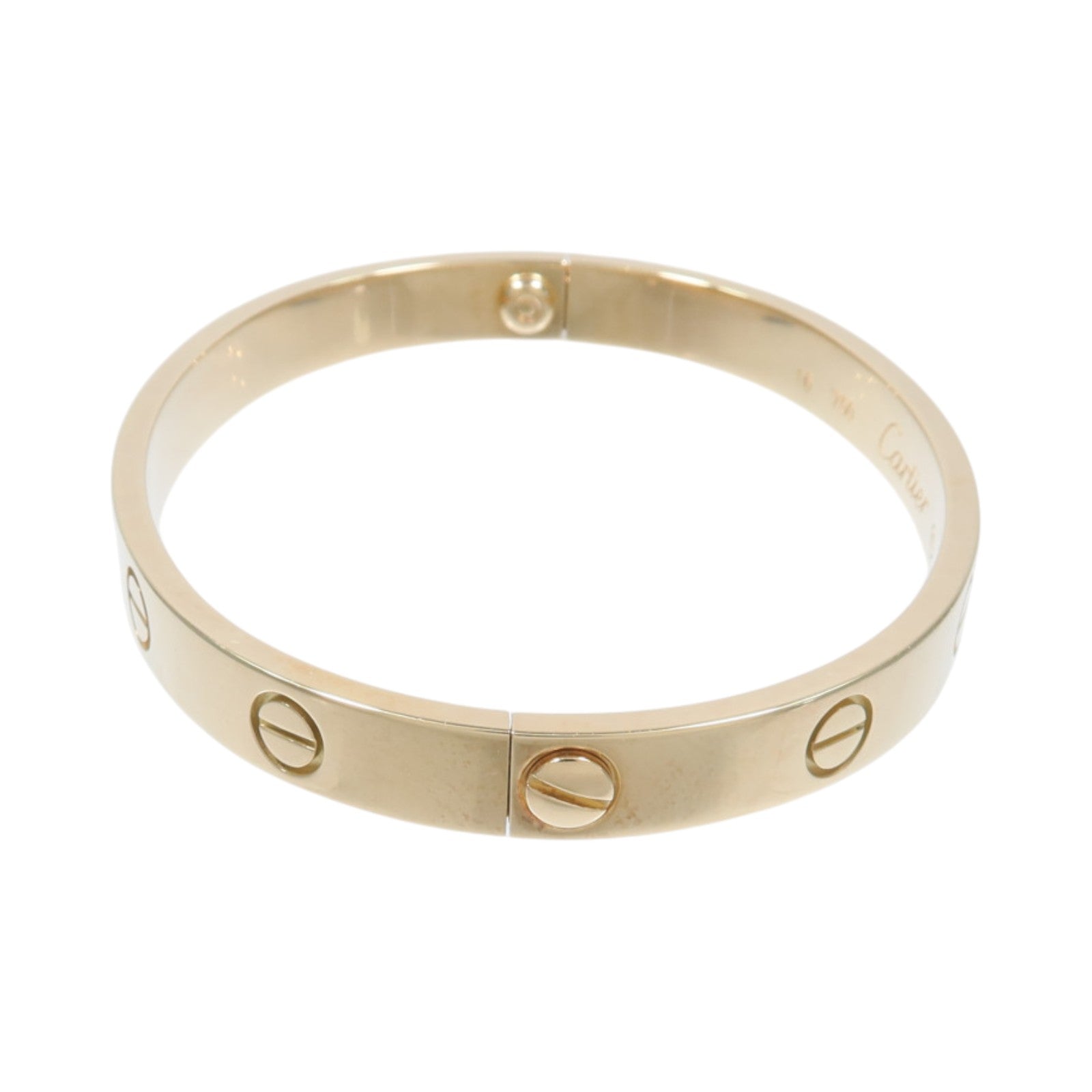 CARTIER 18K黃金Love Bracelet手鐲