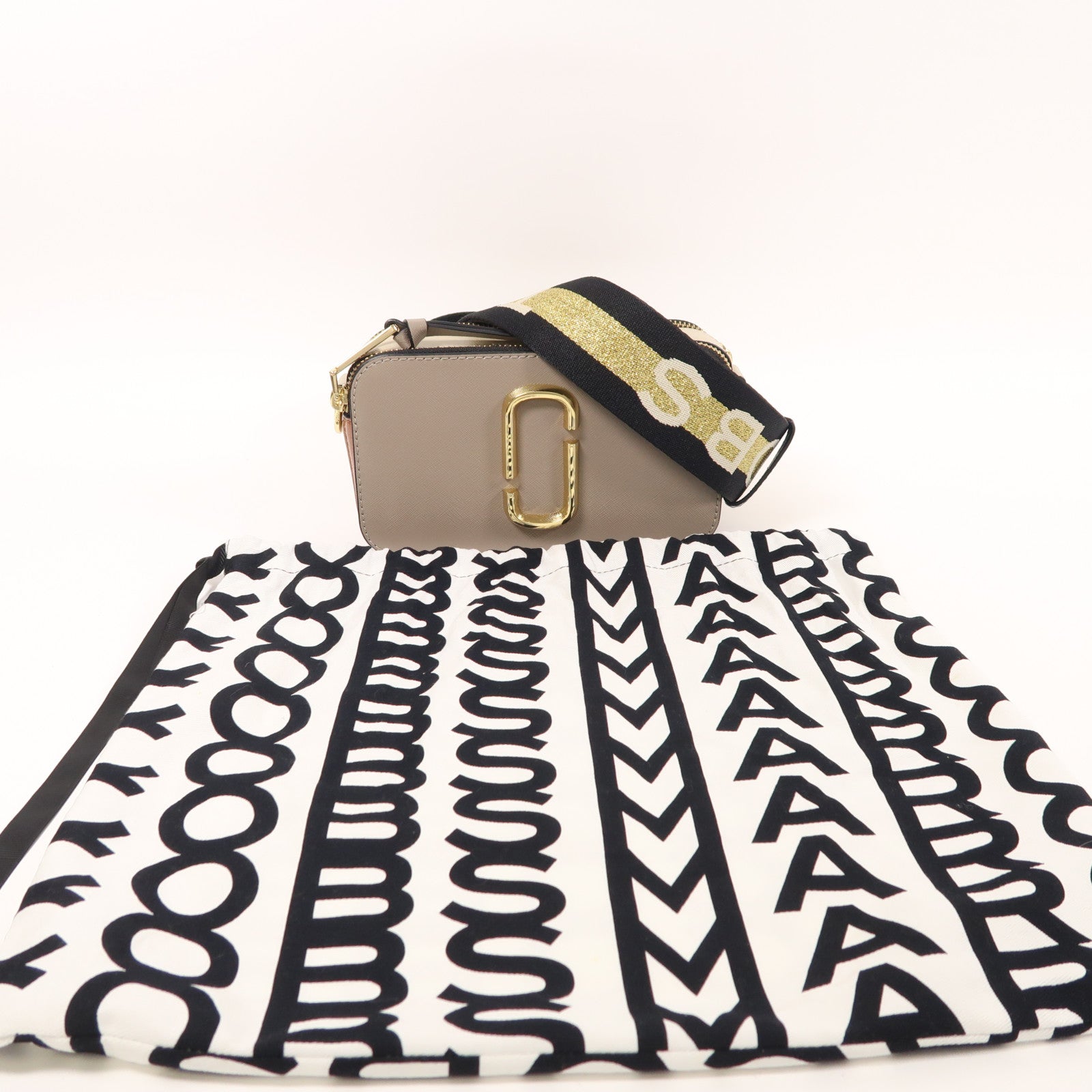 MARC JACOBS 牛皮皮革Shoulder Bag金扣肩背袋