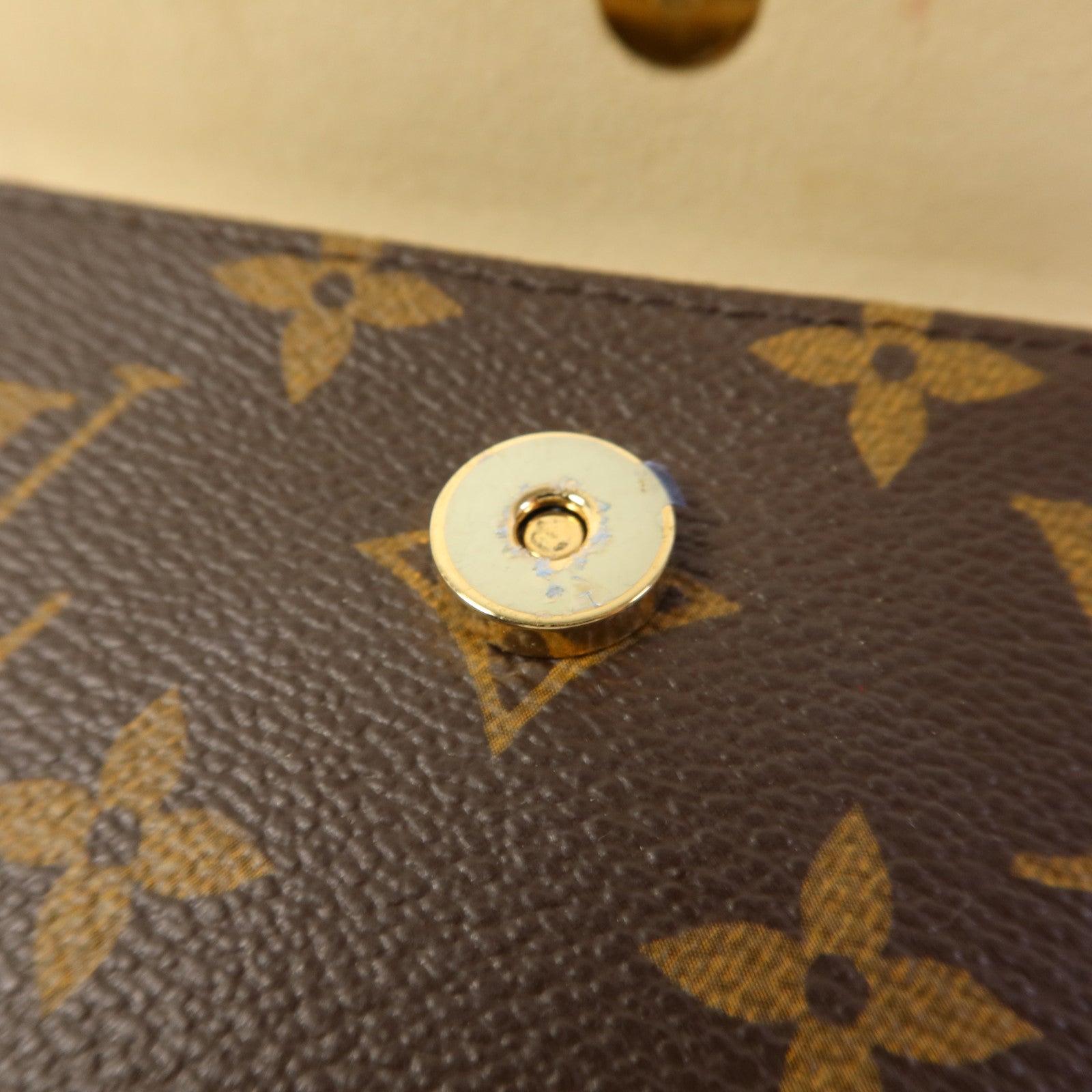 LOUIS VUITTON Monogram Pochette Twin PM金扣肩背袋