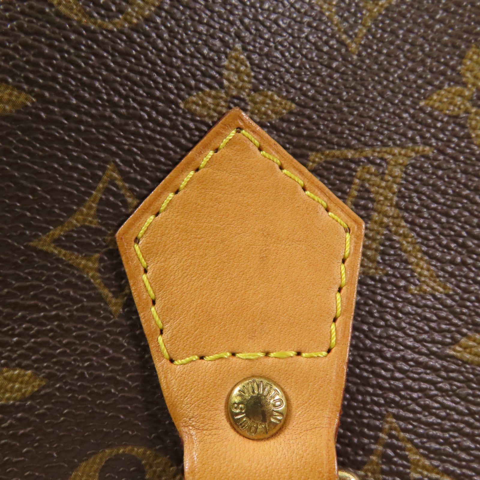 LOUIS VUITTON Monogram Speedy 30金扣手挽袋棕色