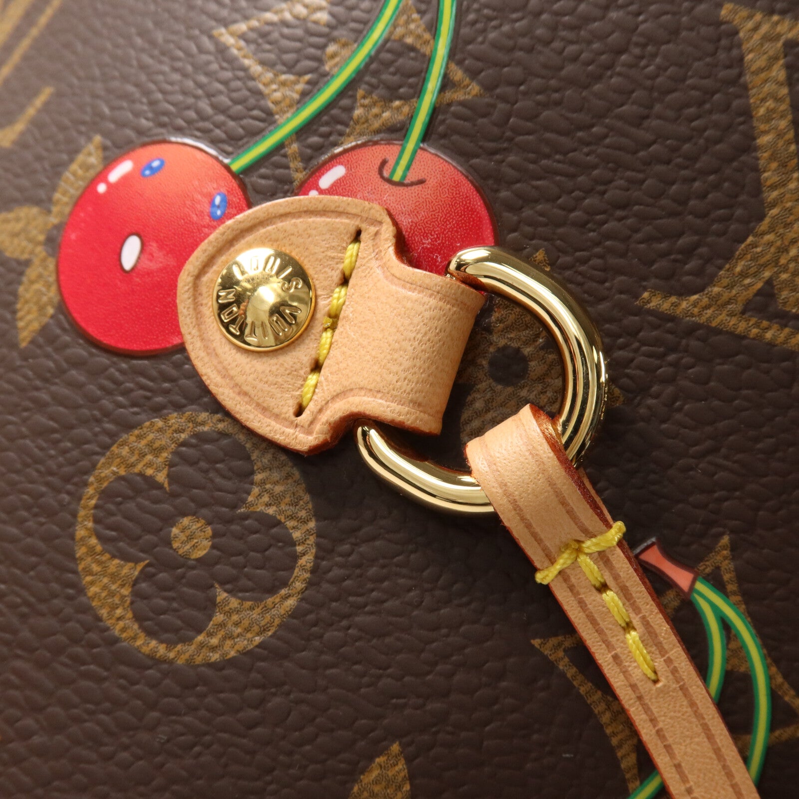 LOUIS VUITTON Monogram Cherry LV x TM Cherry Neverfull MM手挽袋