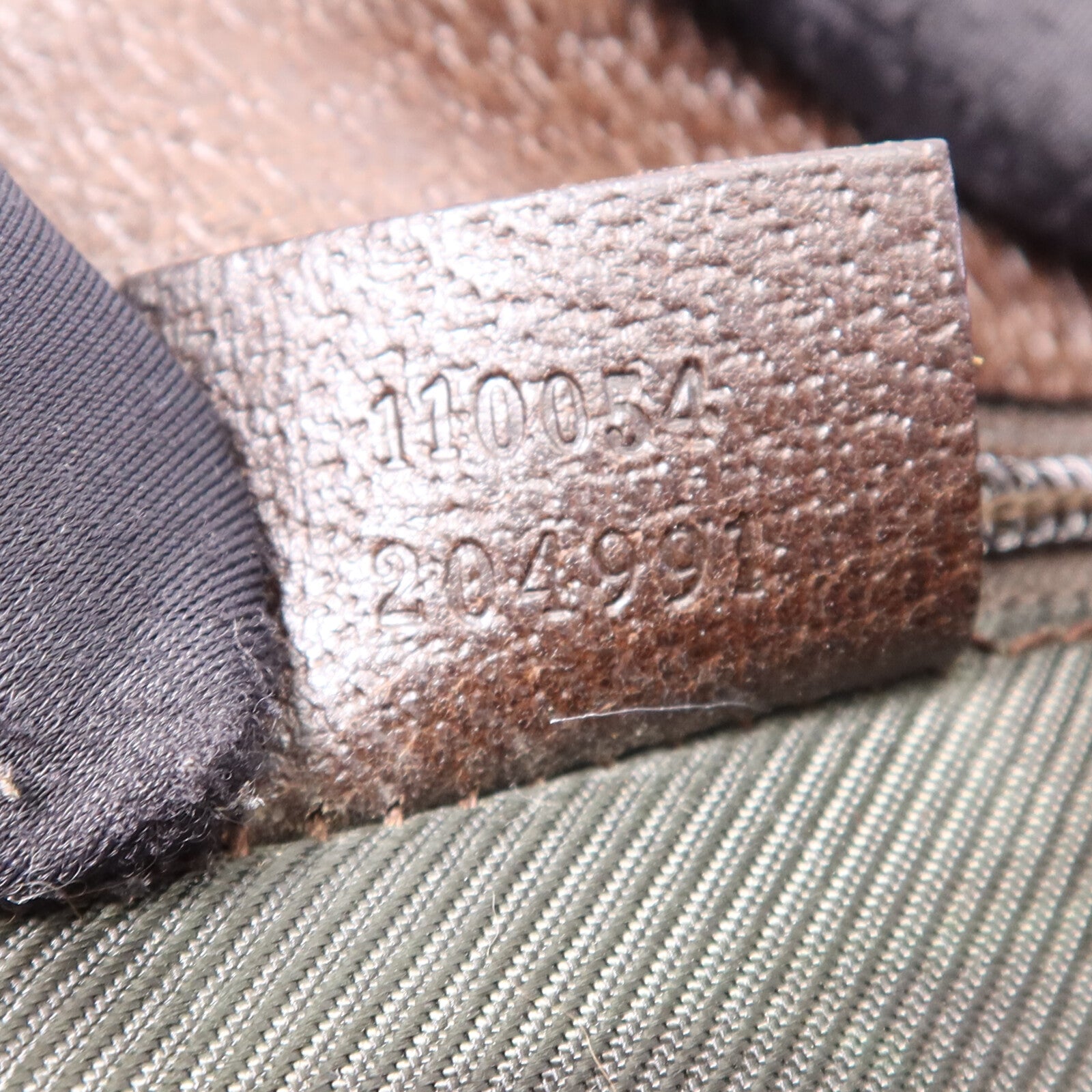 GUCCI 帆布Shoulder Bag銀扣肩背袋