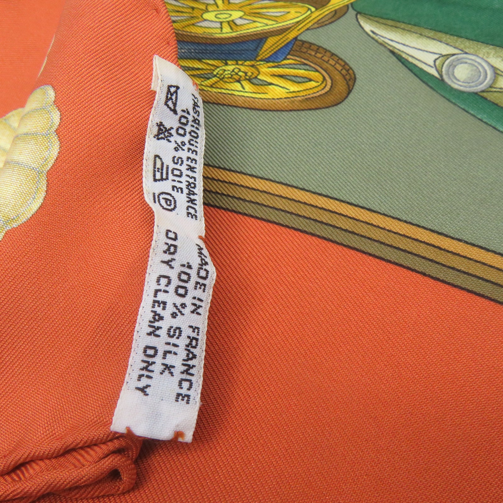 HERMES 【激減優惠】絲質Scarf 90x90絲巾啡色/金色/綠色/彩色