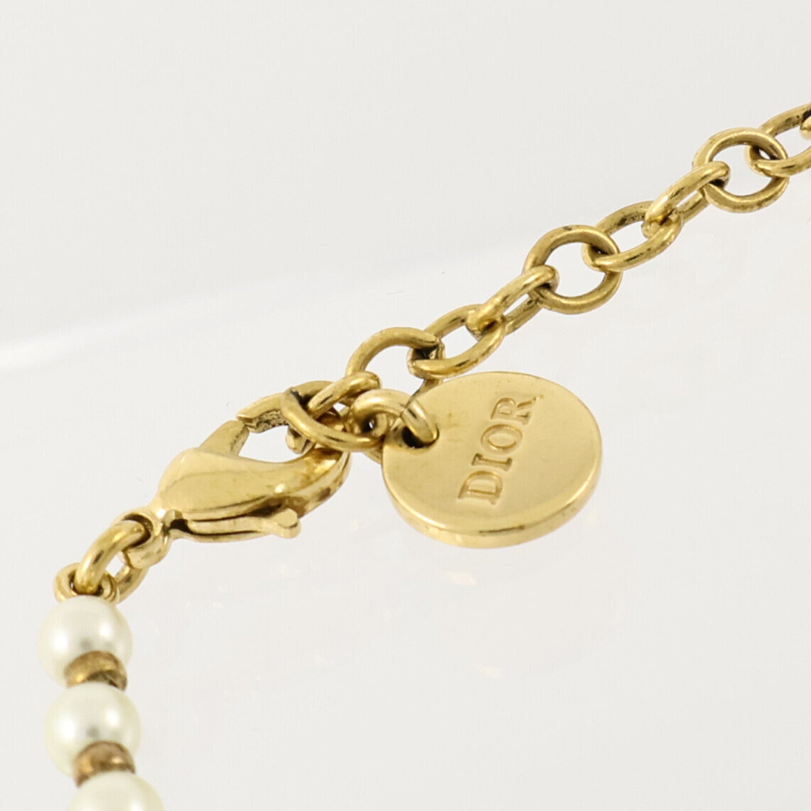 Dior PVC/金屬Petit CD Baroque Bracelet手鏈